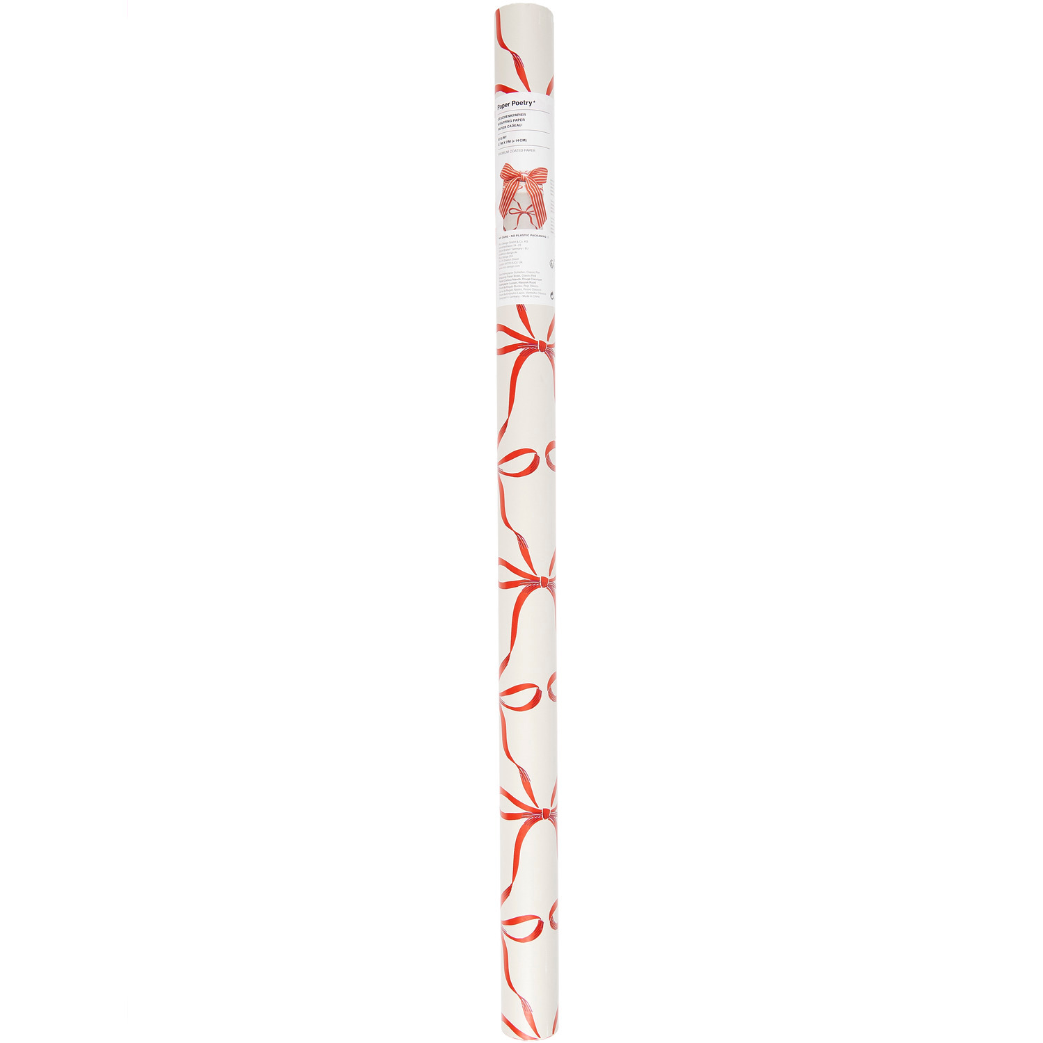 Geschenkpapier mit Schleifen Classic 70cm 2m  80g/m² von Rico Design