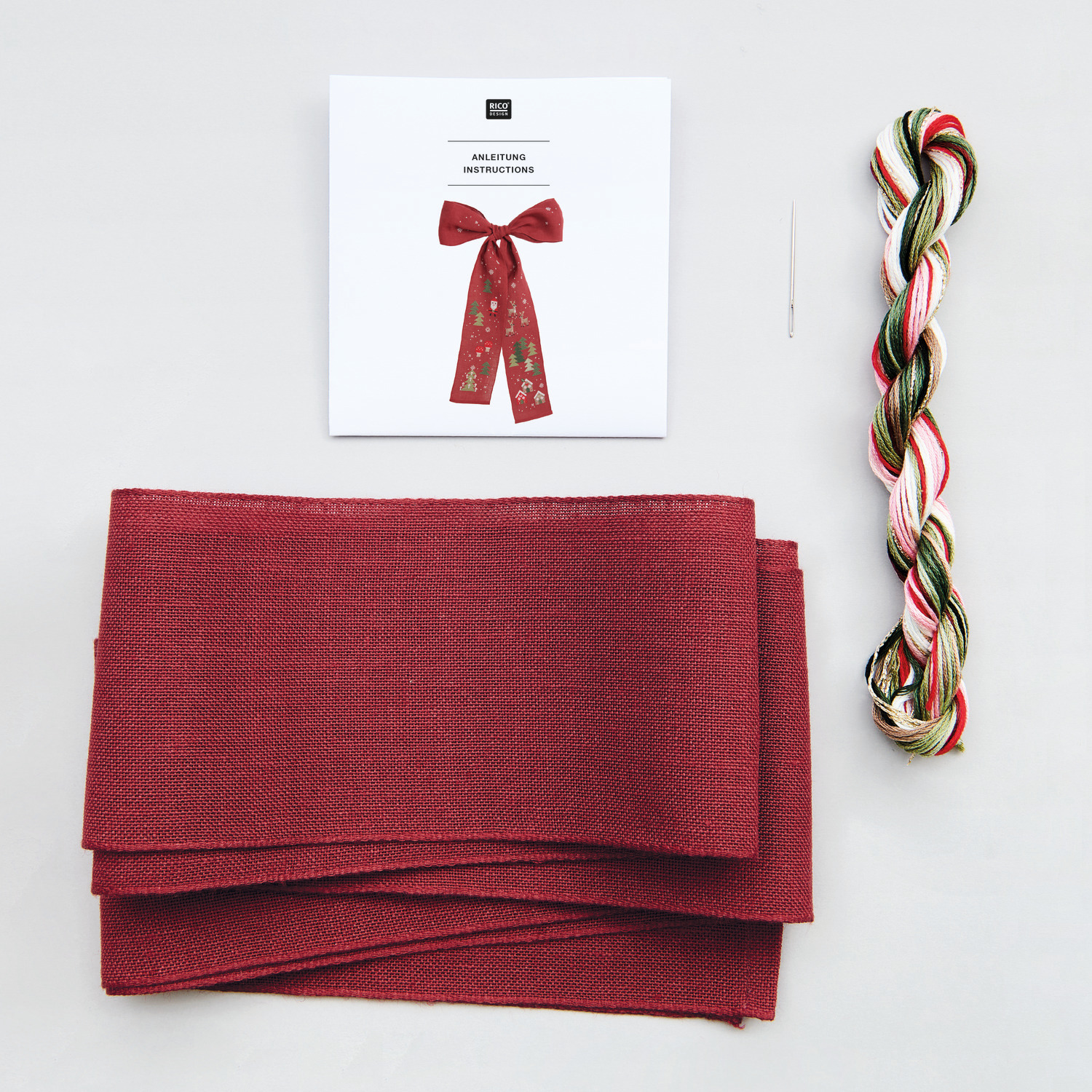 Stickpackung Wintertraum 30x54cm von Rico Design Stickpackung Wintertraum 30x54cm von Rico Design