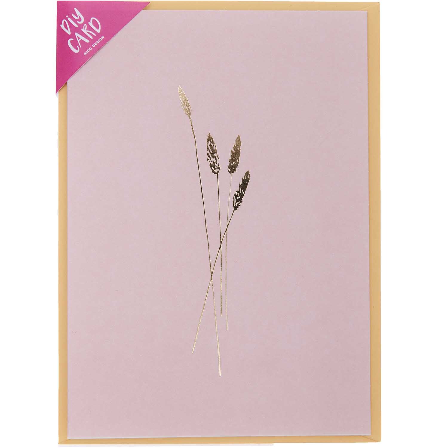 Paper Poetry Grußkartenset Transformation rosa von Rico Design