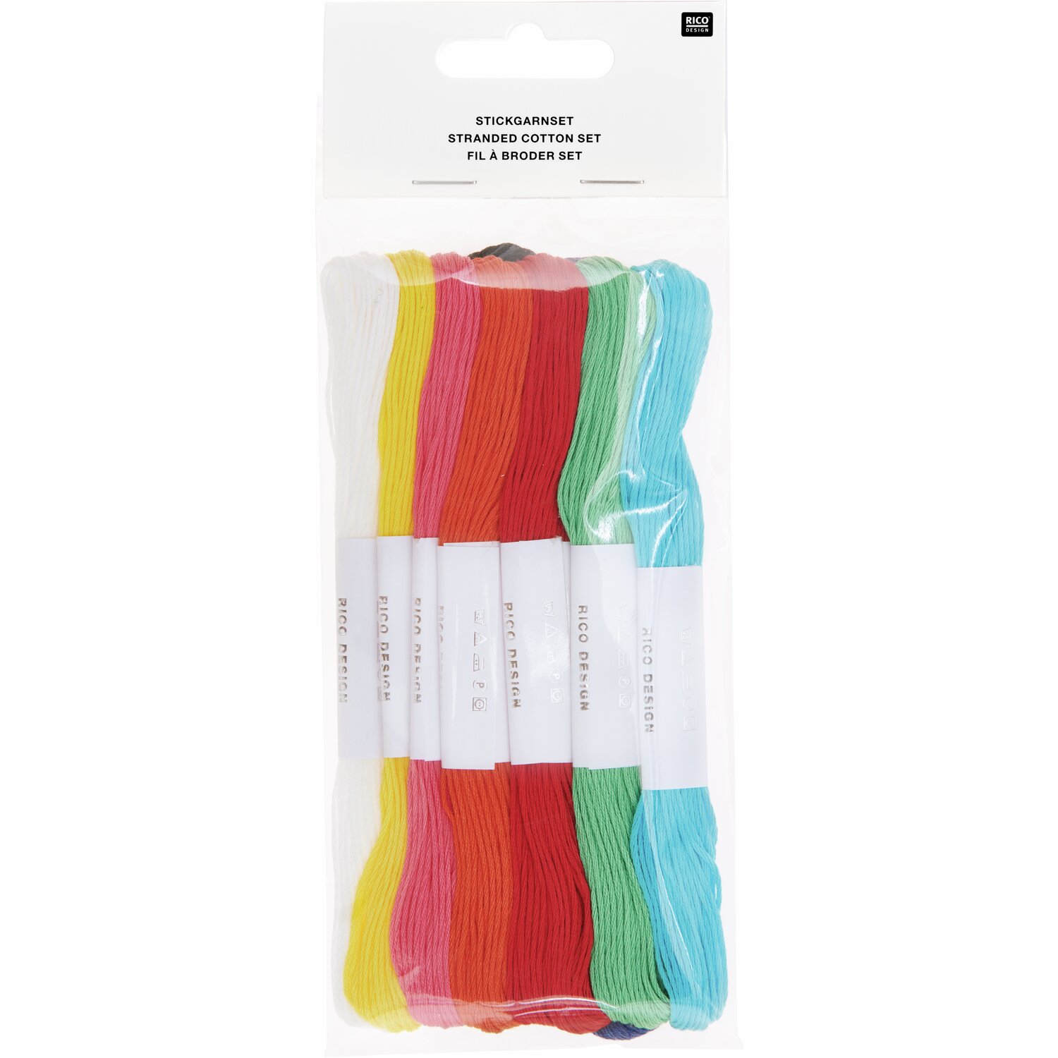 Set de fils à broder Rainbow 10 pièces 10-teilig from Rico Design