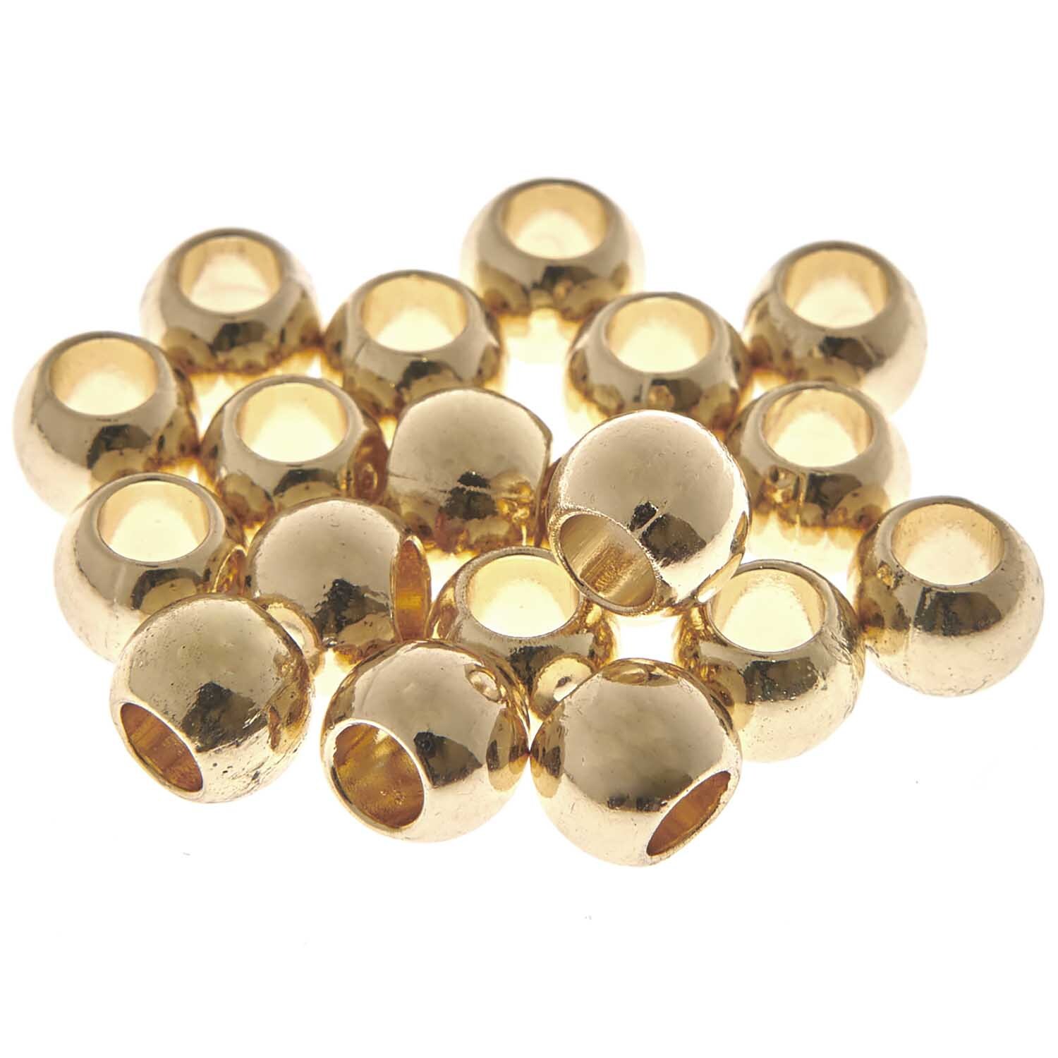 itoshii - Ponii Beads Perlen 9x7mm 20 Stück Farbe Gold von Rico Design itoshii - Ponii Beads Perlen 9x7mm 20 Stück, glänzende goldene Perlen von Rico Design, ideal für Schmuckherstellung.