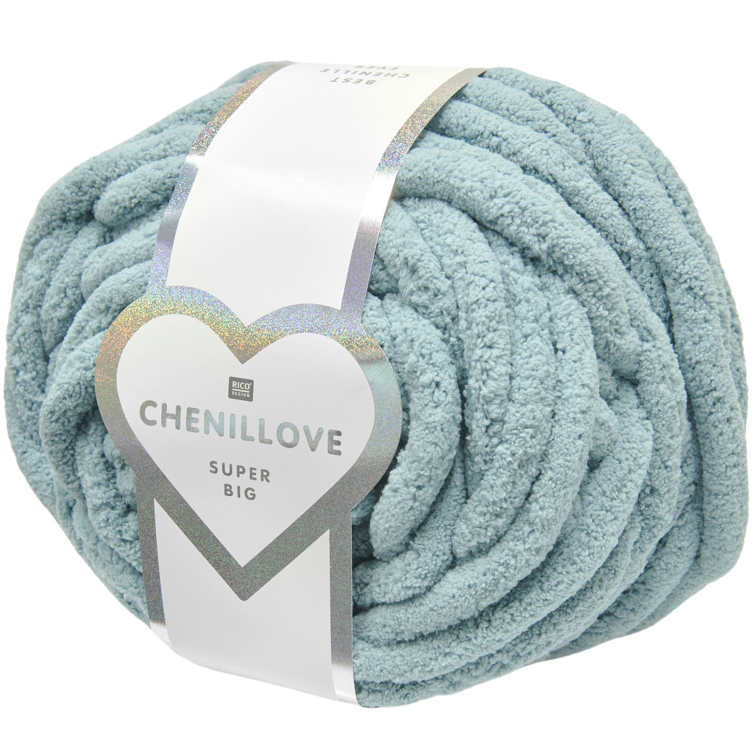 Chenillove Super Big 300g 36m Couleur Aqua from Rico Design Chenillove Super Big: Weiches, aqua-farbenes Garn von Rico Design, ideal für kreative Strickprojekte.