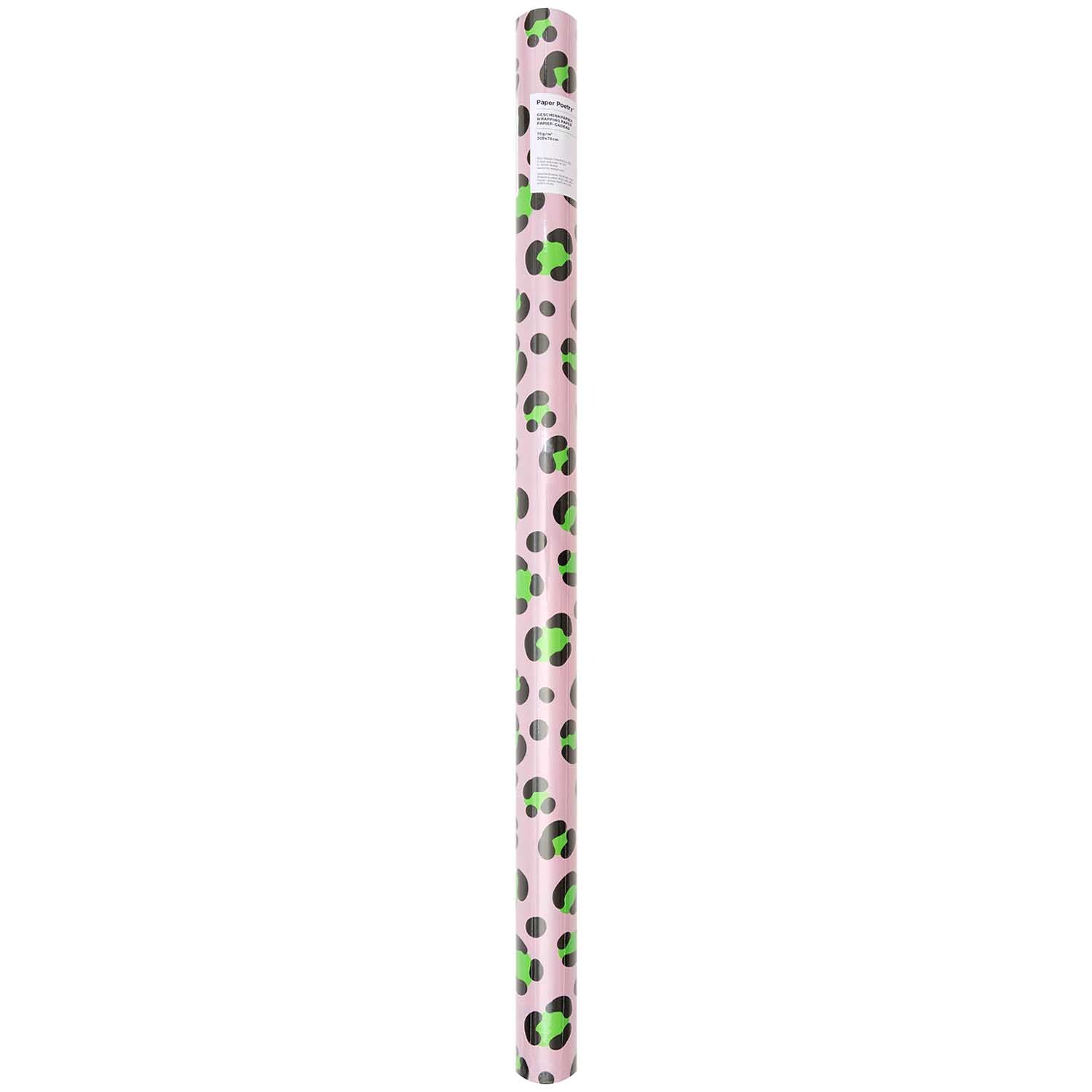 Paper Poetry Geschenkpapier Acid Leo rosa 70cm 3m 70g/m² von Rico Design