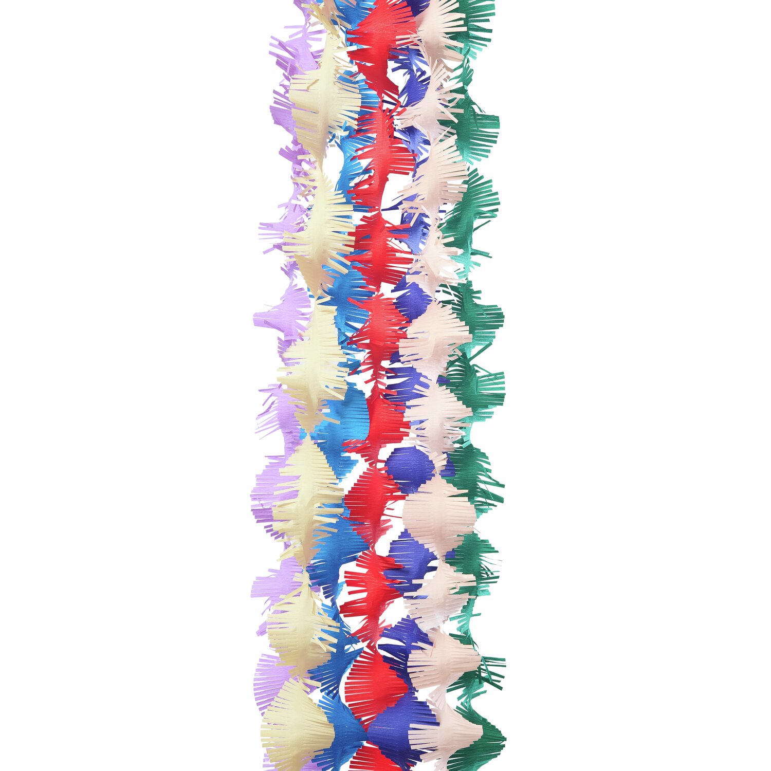Krepp-Girlande gedreht Magic Rainbow 17,5cmx3m 7 Stück von Rico Design Krepp-Girlande gedreht Magic Rainbow: Bunte, gedrehte Girlande von Rico Design, ideal für festliche Dekorationen.
