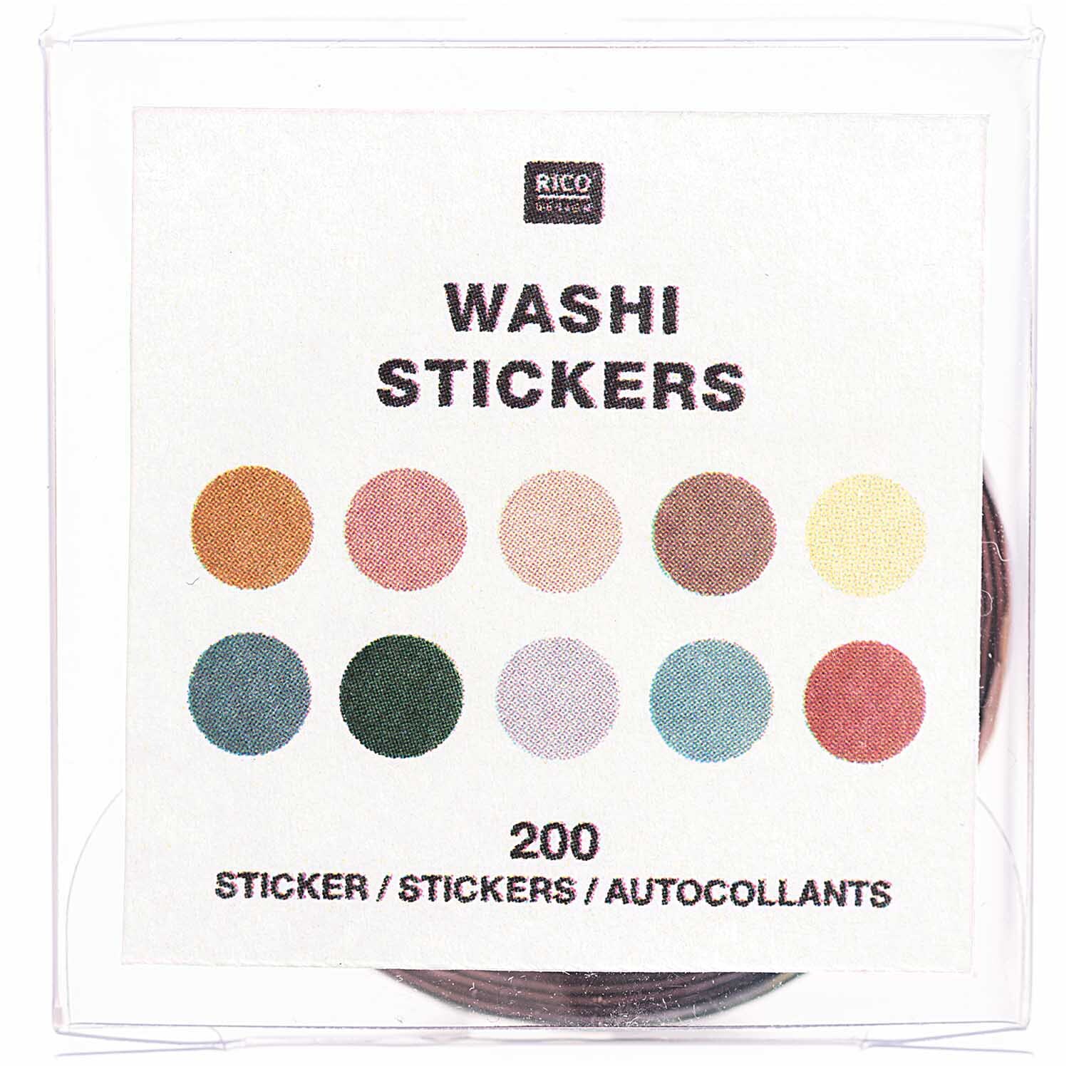 Washi Sticker Kreise 200 Stück von Rico Design