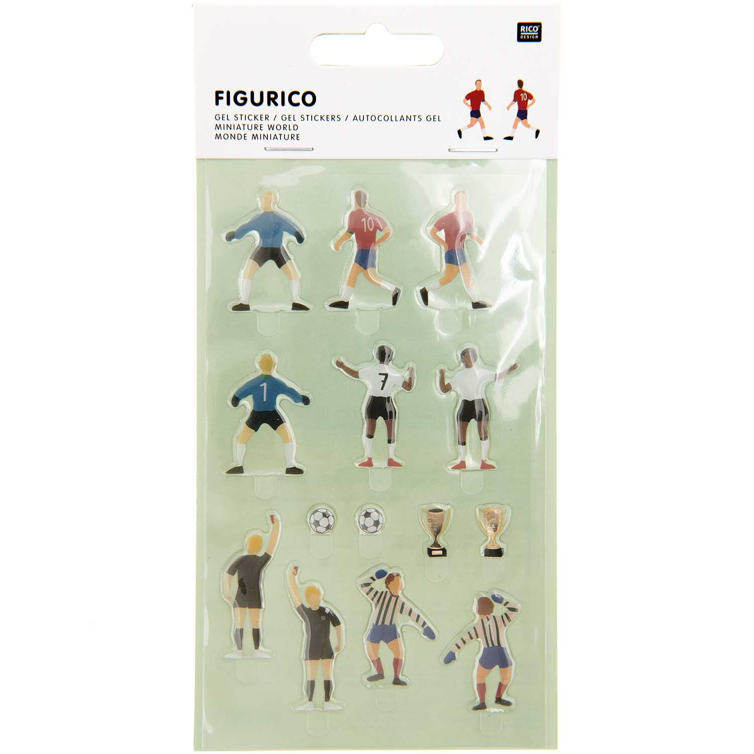 Figurico Gelsticker Fußballspieler von Rico Design