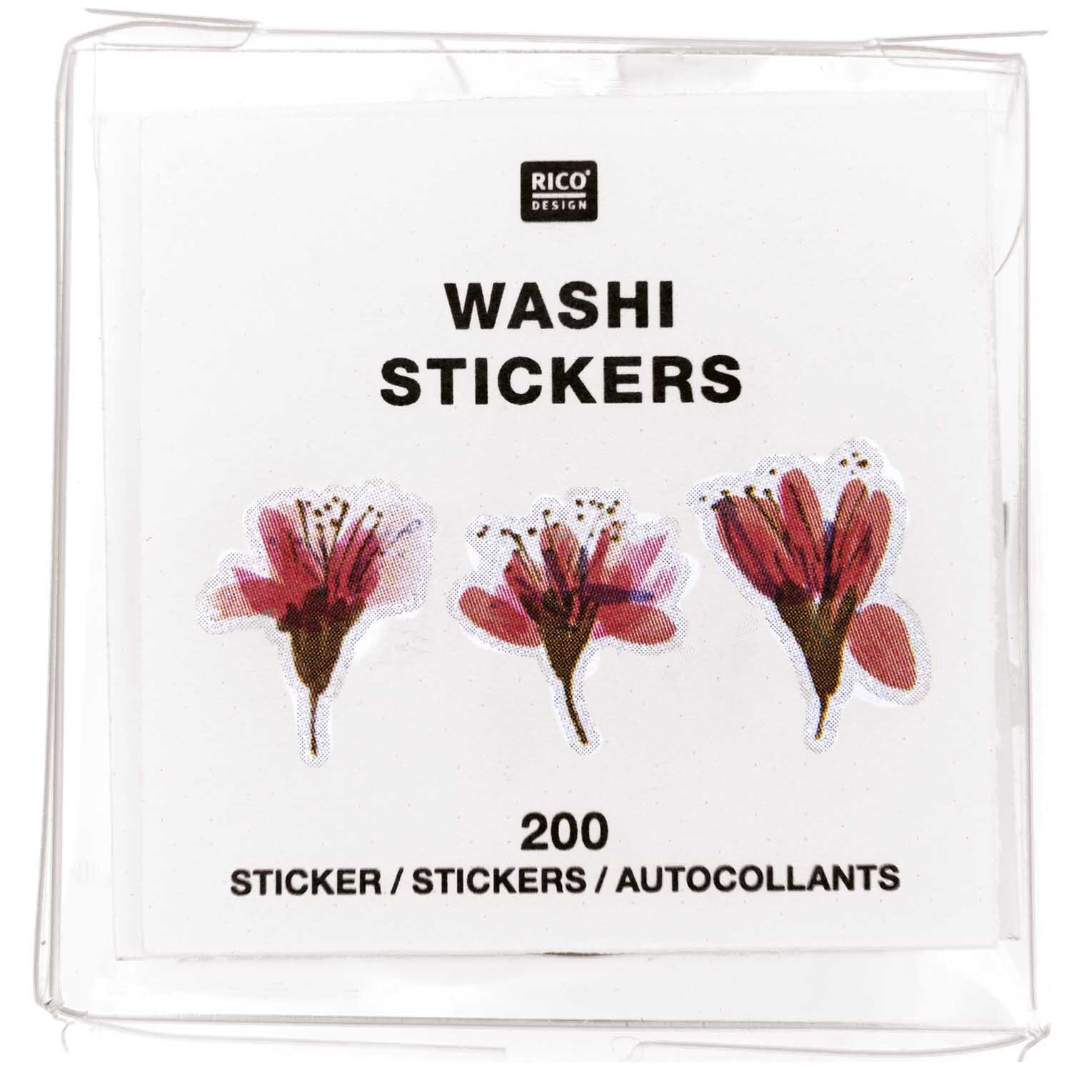 Washi Sticker Kirschblüten 200 Stück von Rico Design