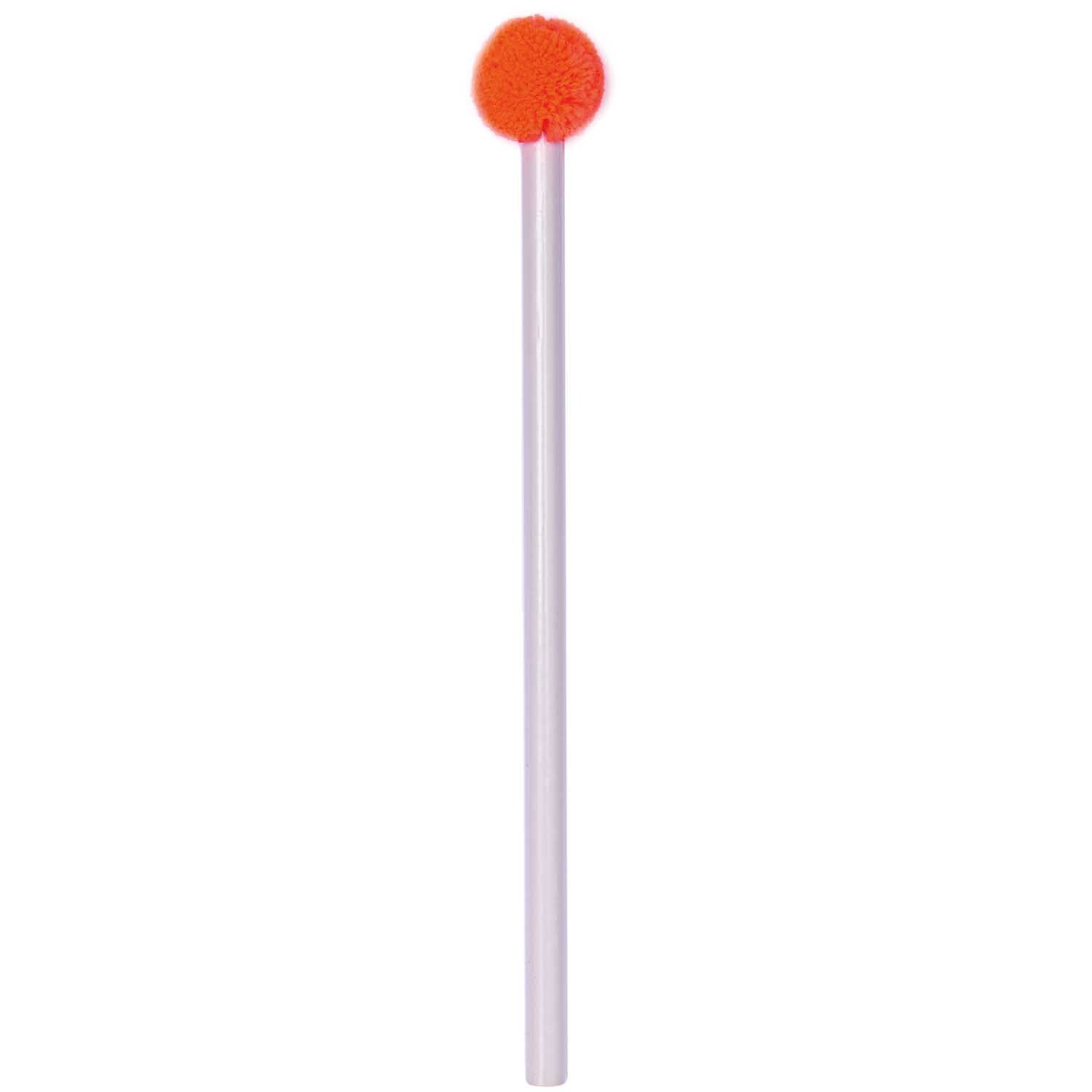 Paper Poetry Bleistift mit Pompon Farbe Flieder von Rico Design Paper Poetry Bleistift mit Pompon in Flieder von Rico Design. Der Bleistift hat einen auffälligen roten Pompon an der Spitze.