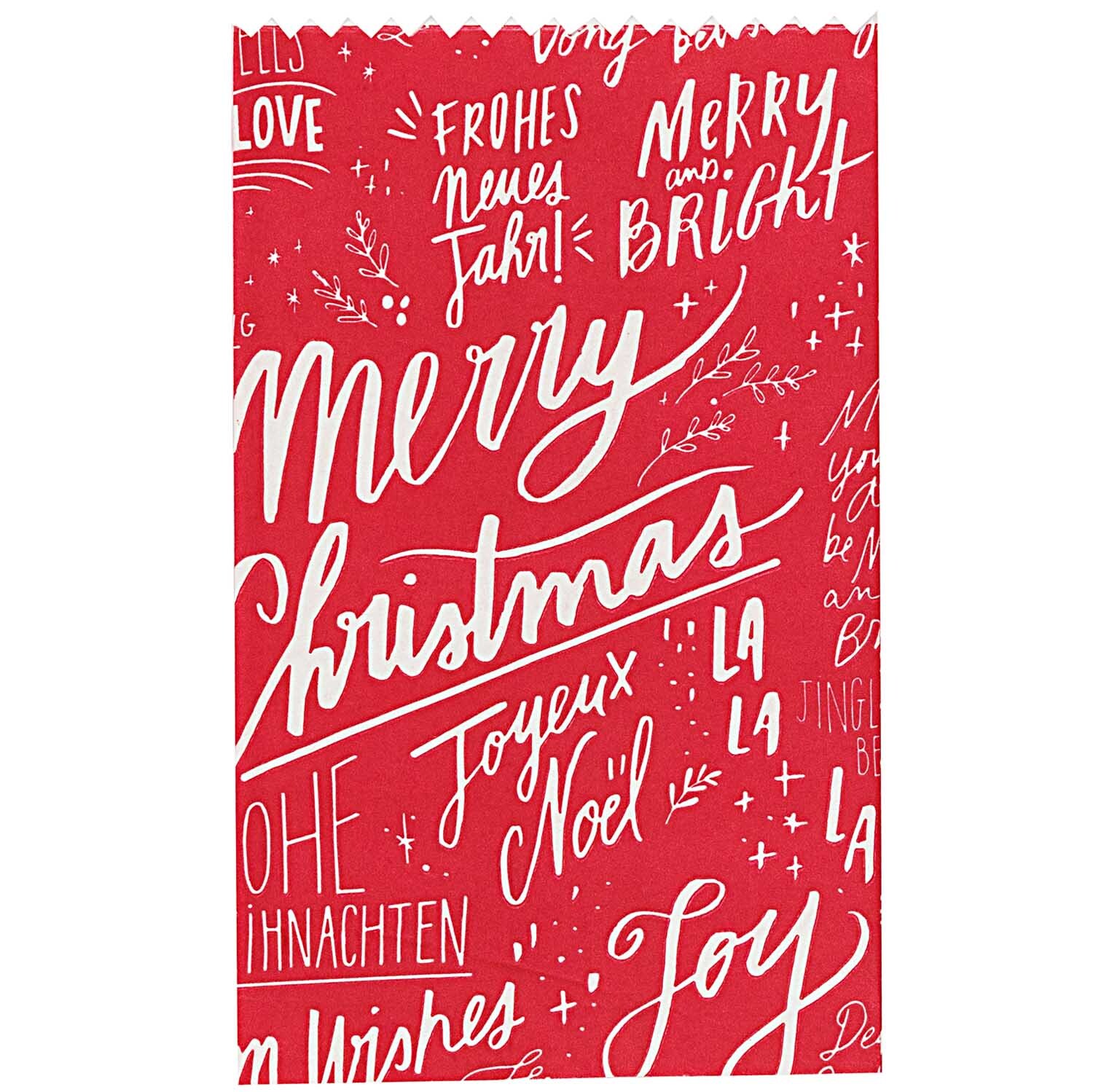 Paper Poetry Bastelset Papiertüten-Sterne Jolly Christmas klein Farbe Rot von Rico Design