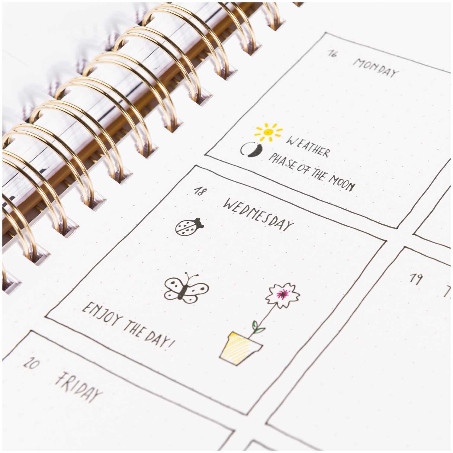 Paper Poetry Gelstifte-Set fein 0,4mm 10 Stück, ideal zum Verzieren eines Kalenders mit kreativen Zeichnungen und Notizen. Perfekt für Bullet Journals.