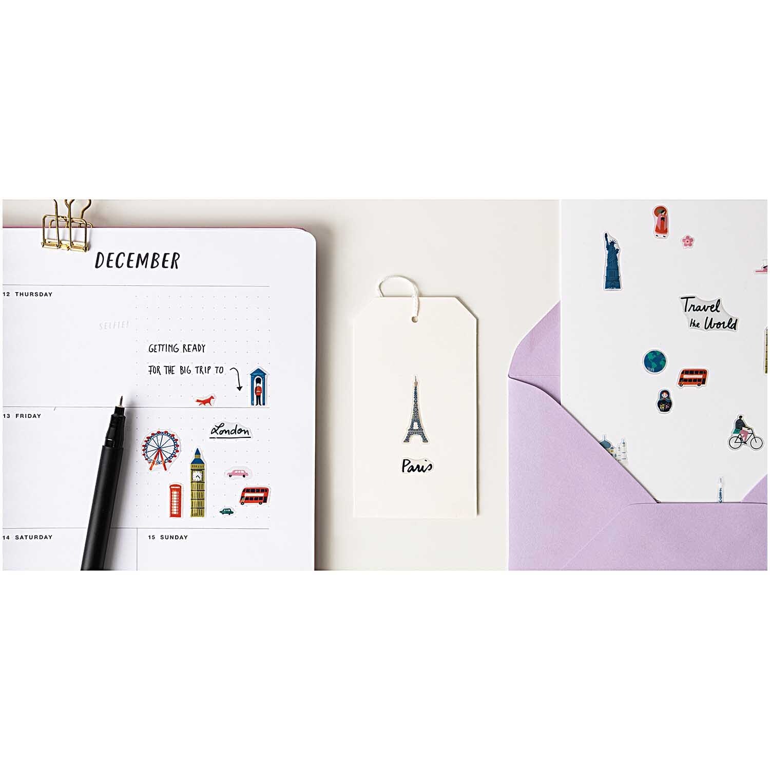 Paper Poetry  Gelsticker Paris von Rico Design