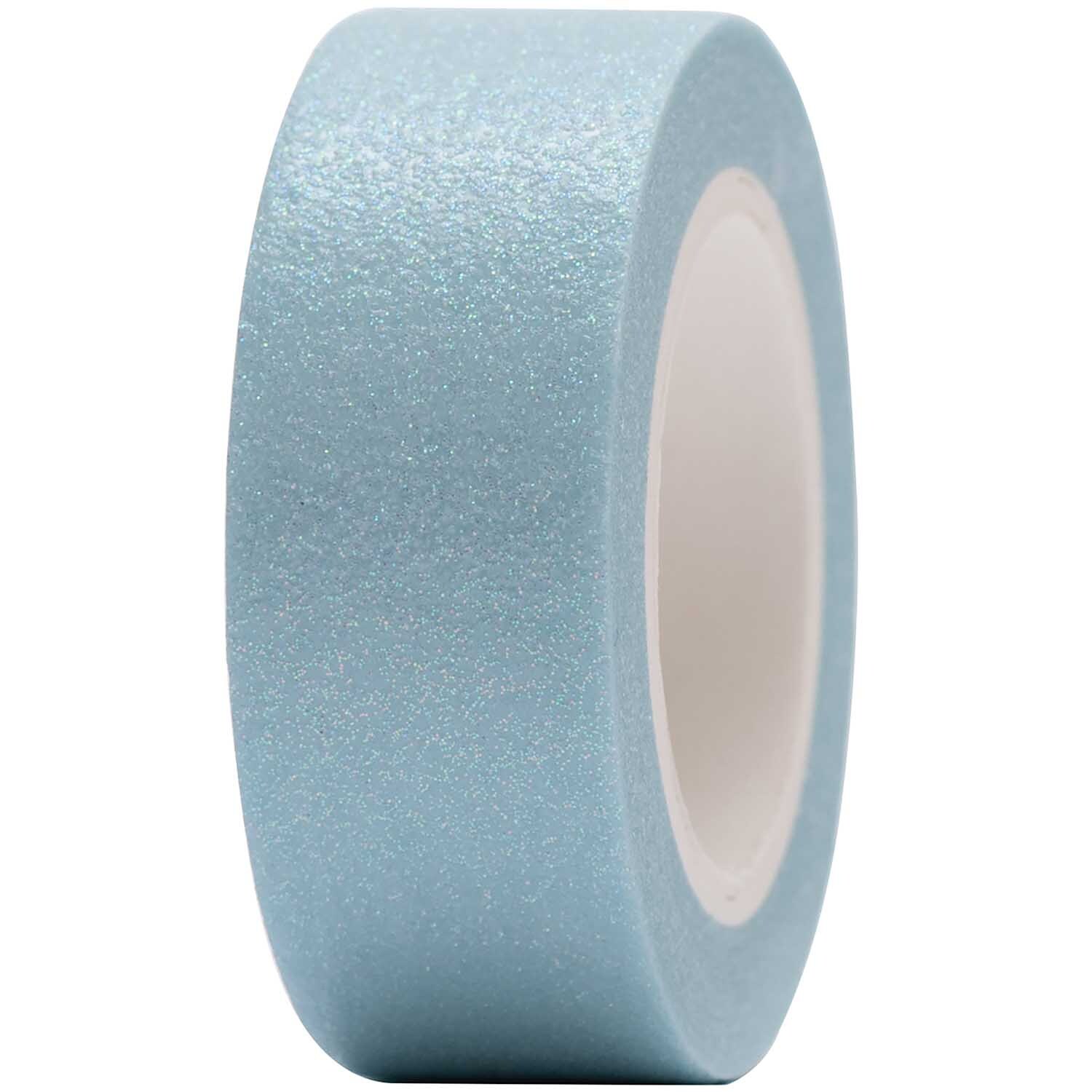 Paper Poetry Tape Glitter 15mm 5m Farbe Hellblau von Rico Design Paper Poetry Tape Glitter 15mm 5m in schimmerndem Hellblau von Rico Design, ideal für kreative Projekte.