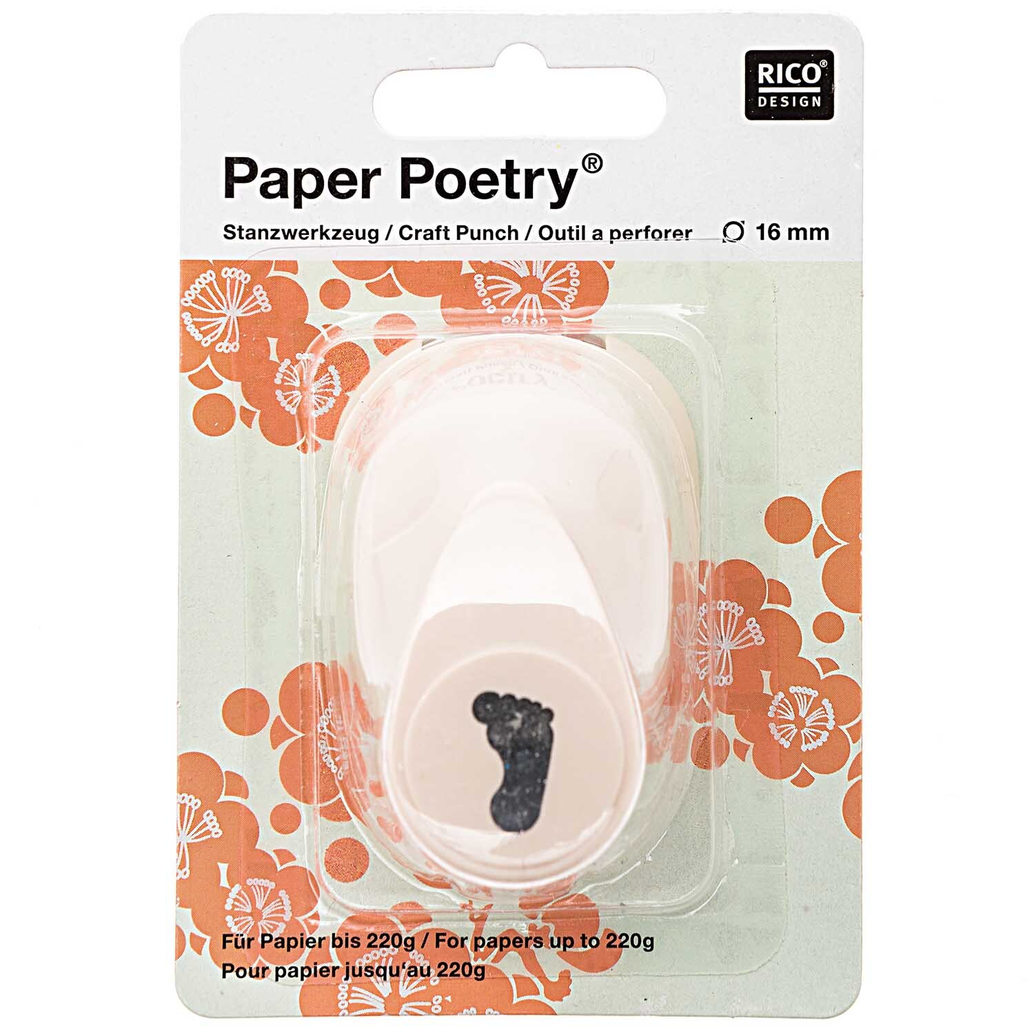 Paper Poetry Stanzer Fuß 1,6cm von Rico Design