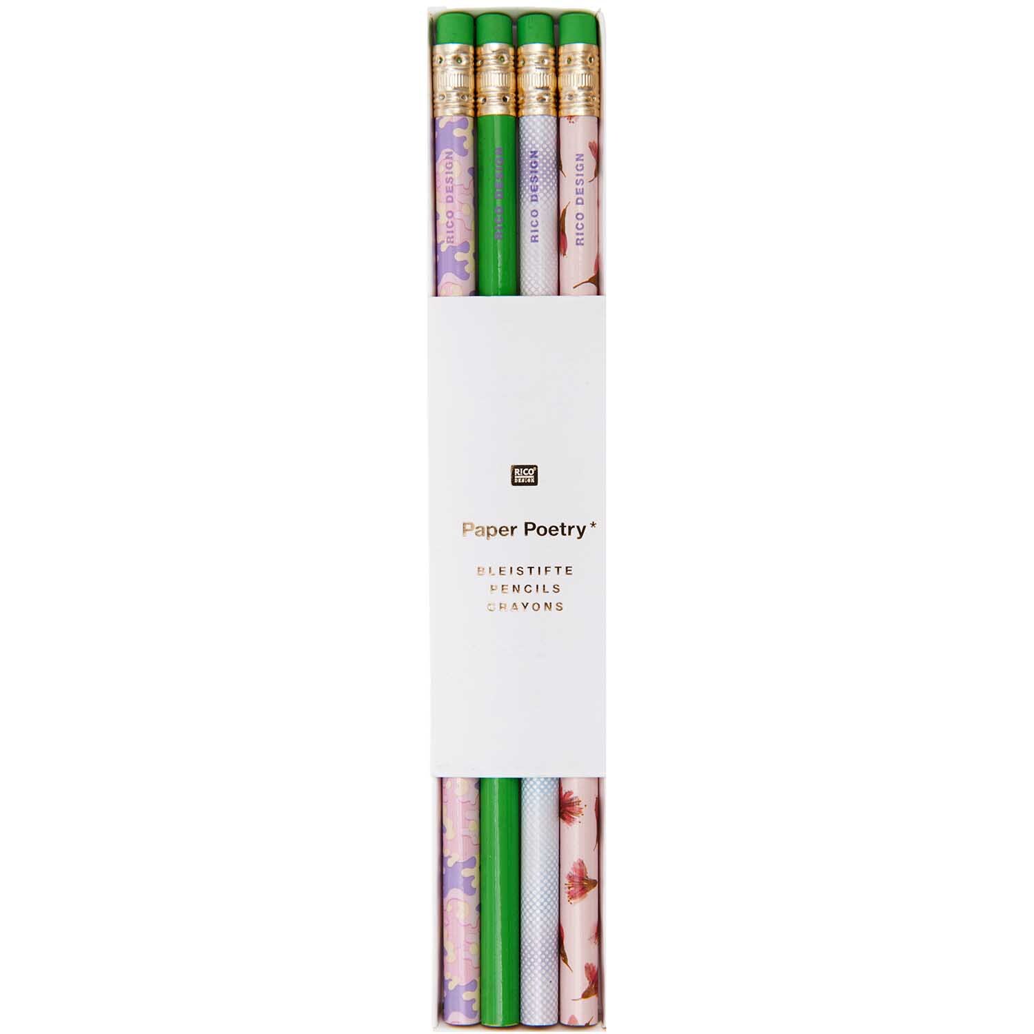 Paper Poetry Bleistifte Transformation 4er-Set von Rico Design