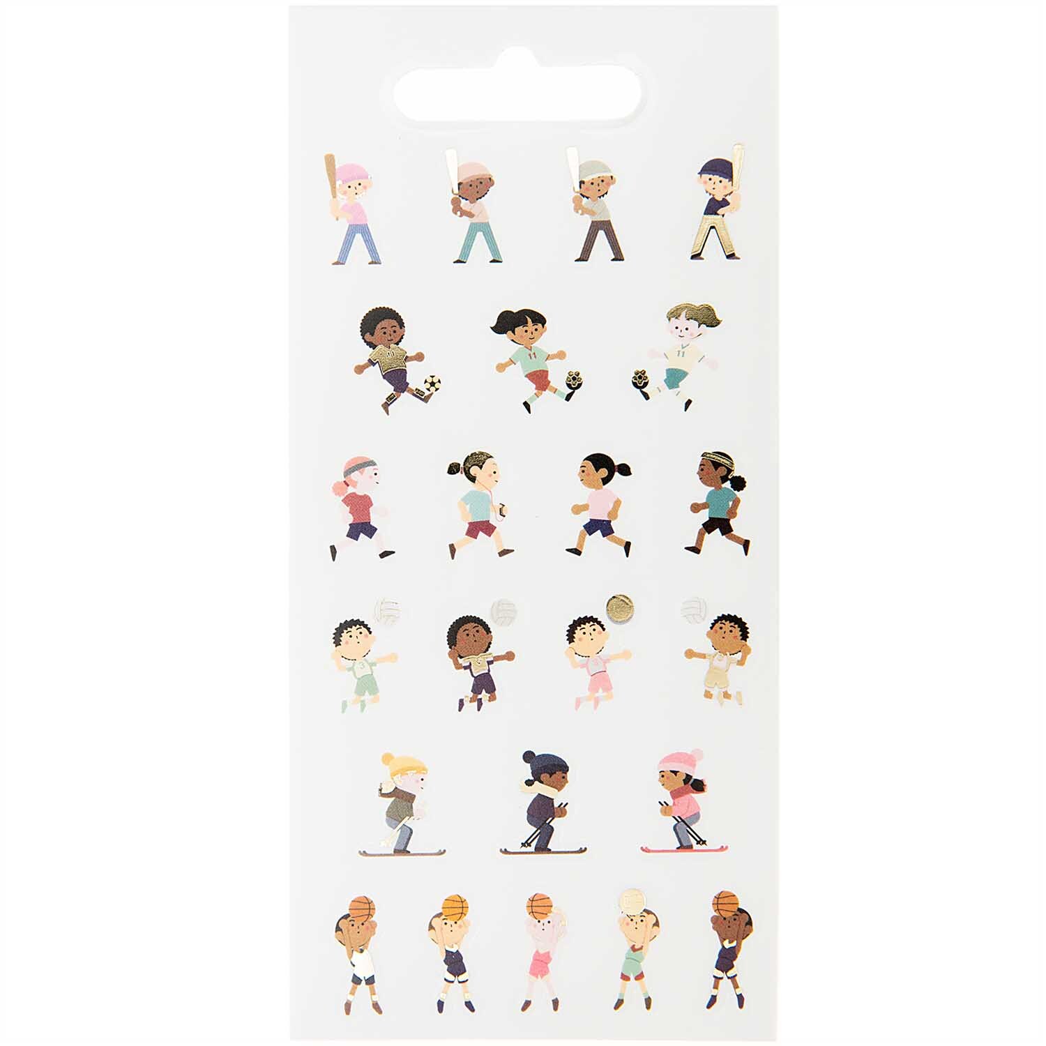Paper Poetry Stickerbuch Activity 10 Blatt von Rico Design Paper Poetry Stickerbuch Activity 10 Blatt zeigt bunte Figuren beim Sport, von Rico Design.