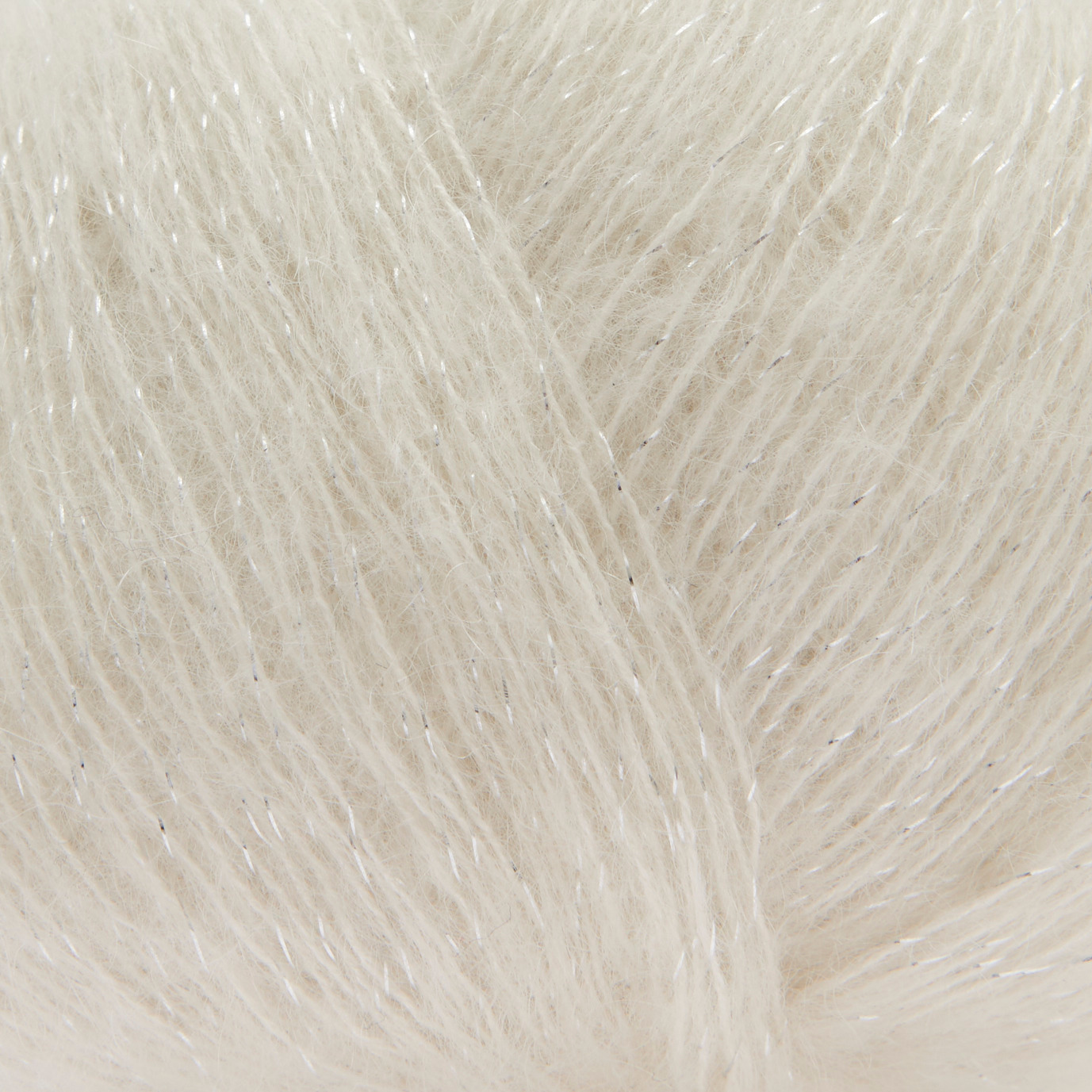 Essentials Super Kid Mohair Loves Silk Glamorous Glitter 25g 190m Color Crème from Rico Design