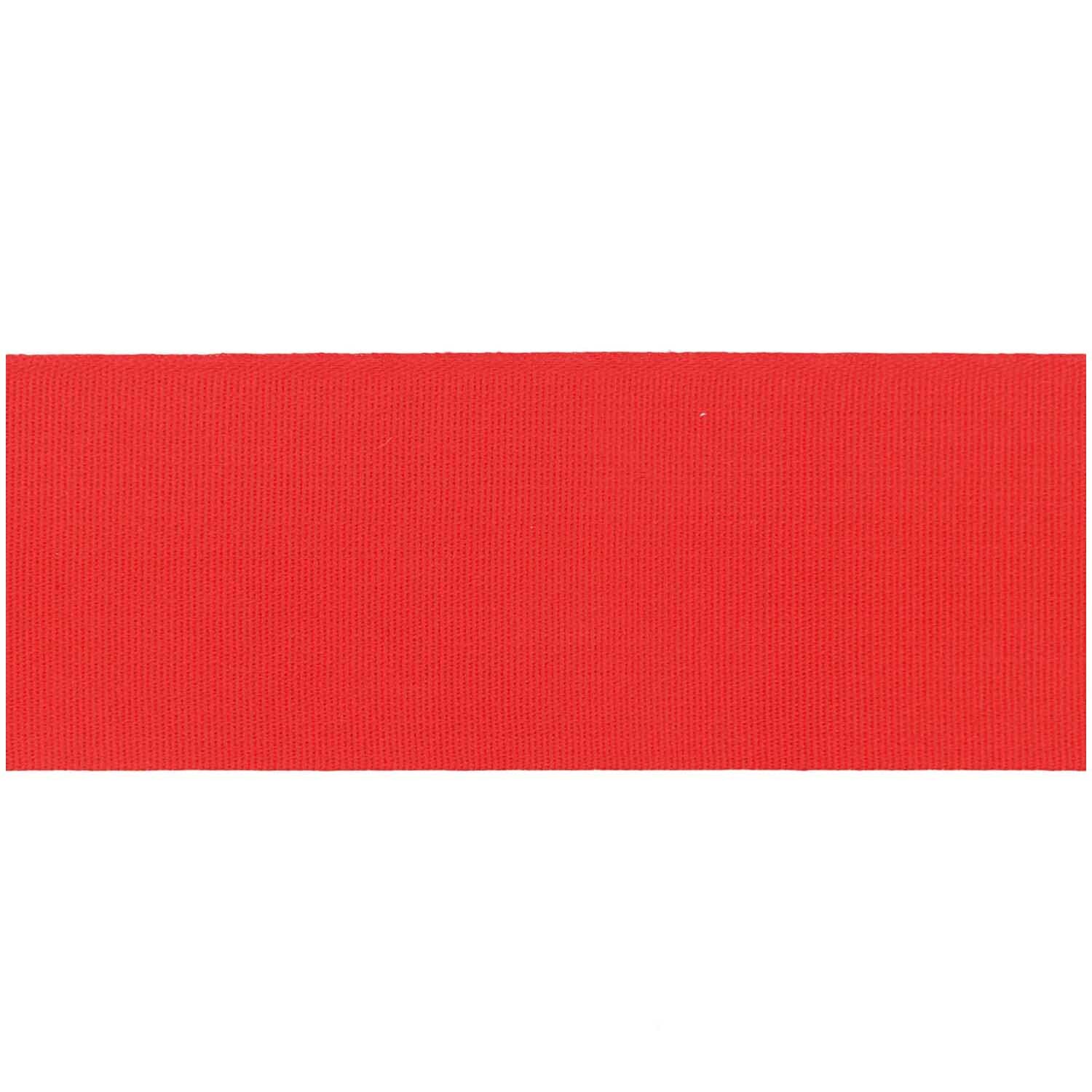 Paper Poetry Taftband in leuchtendem Rot, 38mm breit und 3m lang, von Rico Design. Ideal für kreative Projekte.
