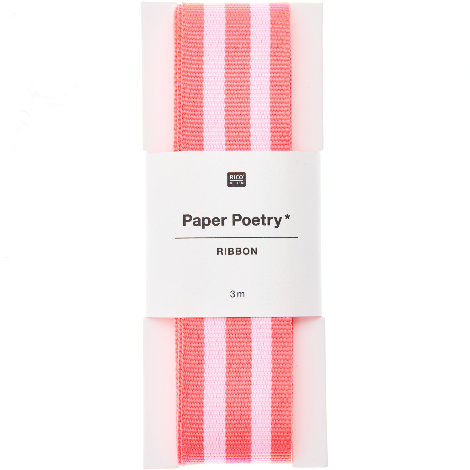Paper Poetry ruban à tisser Duo rayures néon 25mmx3m Couleur Rose/blanc from Rico Design Paper Poetry Webband Duo Streifen Neon in Pink/Weiß, 25mm breit, 3m lang, von Rico Design. Ideal für kreative Projekte.