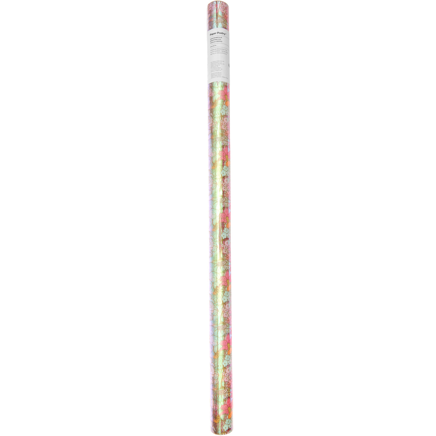 Film cadeau fleurs Hot Foil 70cm 2m from Rico Design