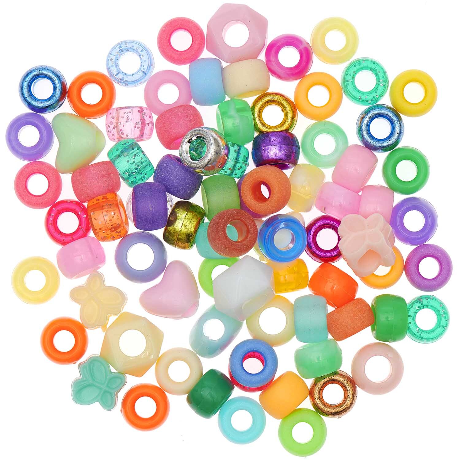 itoshii - Ponii Beads Star Mix 9x6mm 80 Stück von Rico Design Itoshii - Ponii Beads Star Mix 9x6mm, 80 Stück, bunte Perlen in verschiedenen Formen und Farben von Rico Design. Ideal für kreative Bastelprojekte.