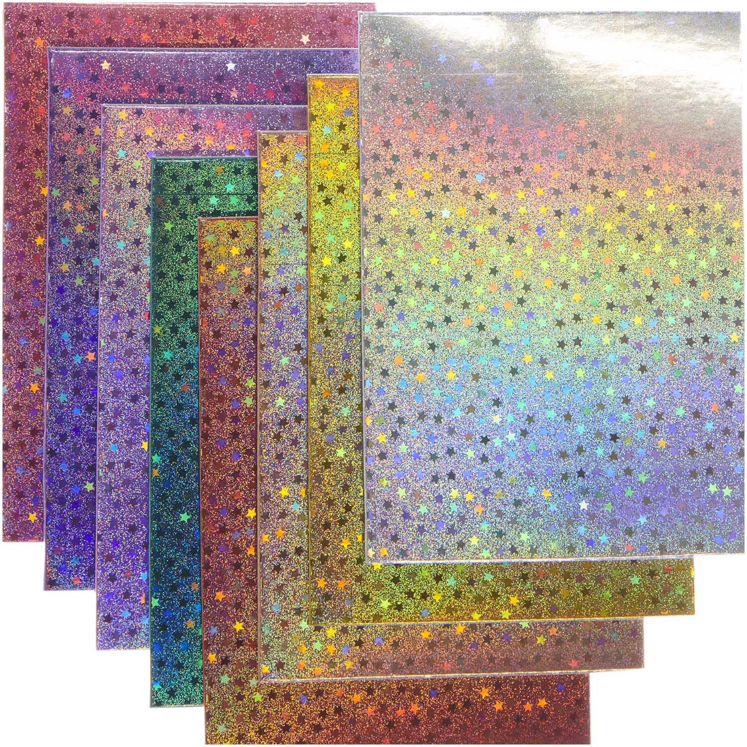 Paper Poetry Kartenset Sterne rainbow B6 16-teilig von Rico Design Paper Poetry Kartenset Sterne rainbow B6, 16-teilig, zeigt bunte, sternenverzierte Karten von Rico Design.