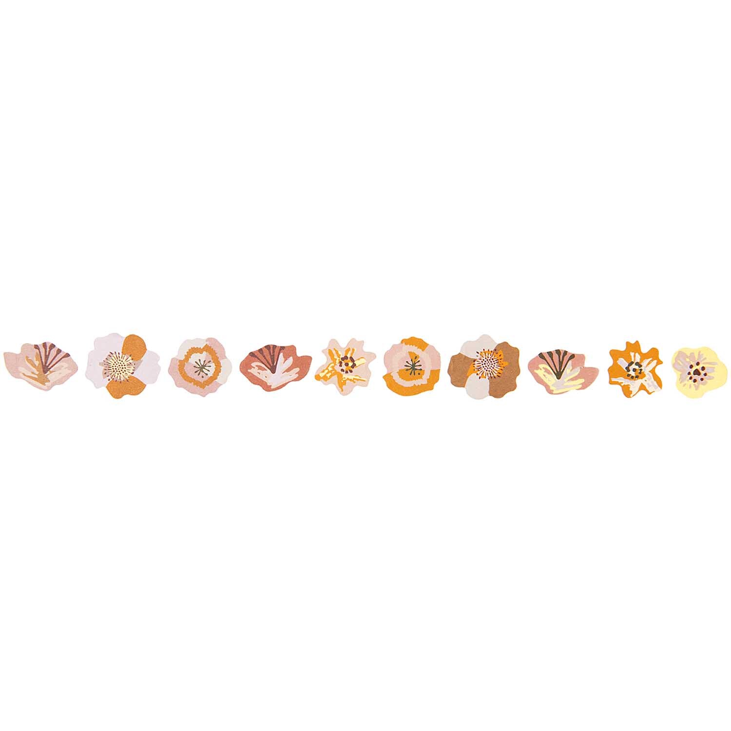 Washi Sticker Blumen 200 Stück von Rico Design Washi Sticker Blumen 200 Stück von Rico Design zeigen bunte Blumenmotive in warmen Farbtönen. Ideal für kreative Projekte und Dekorationen.