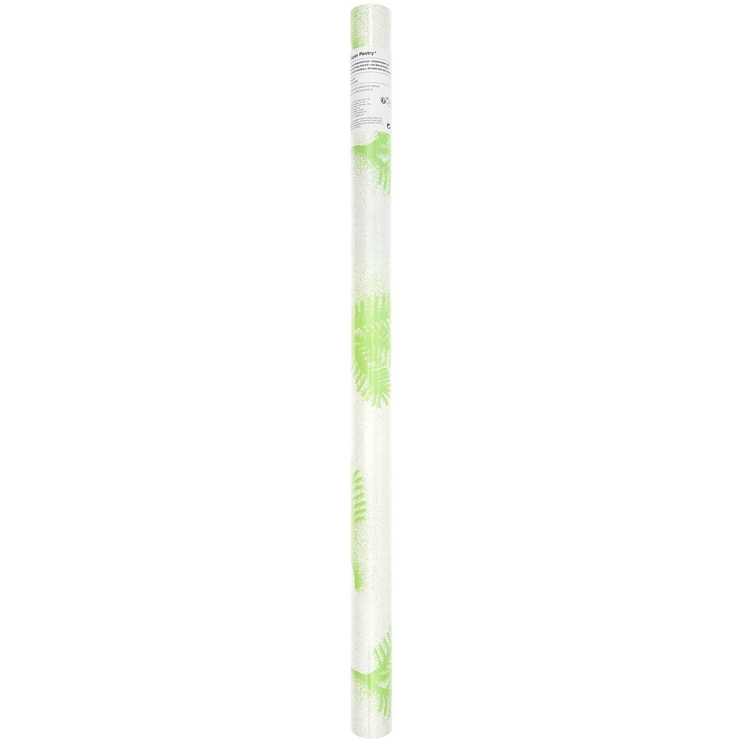 Paper Poetry papier cadeau branches de sapin vert fluo 200x70cm 70g/m2 from Rico Design