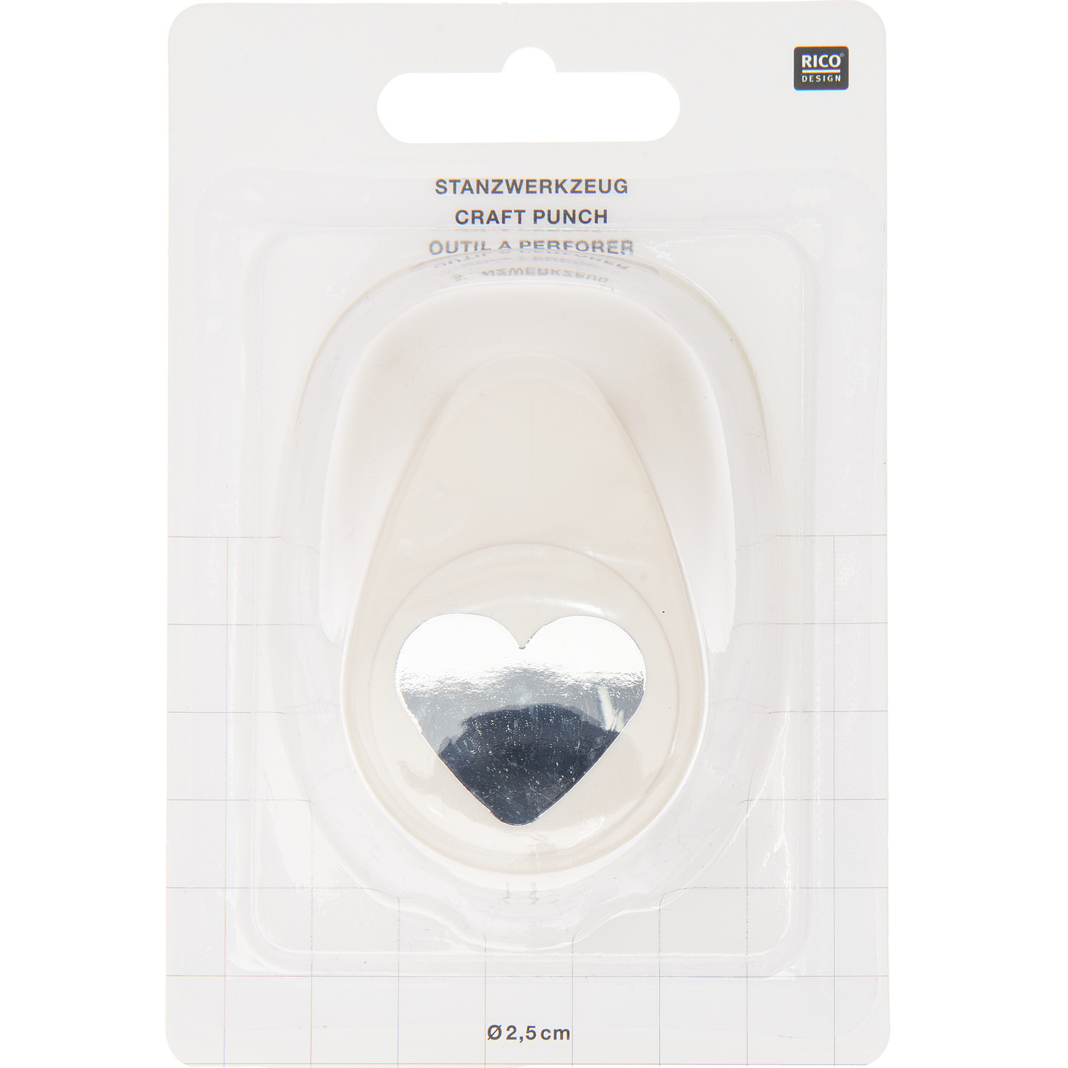 Paper Poetry Stanzer Herz 2,5cm von Rico Design