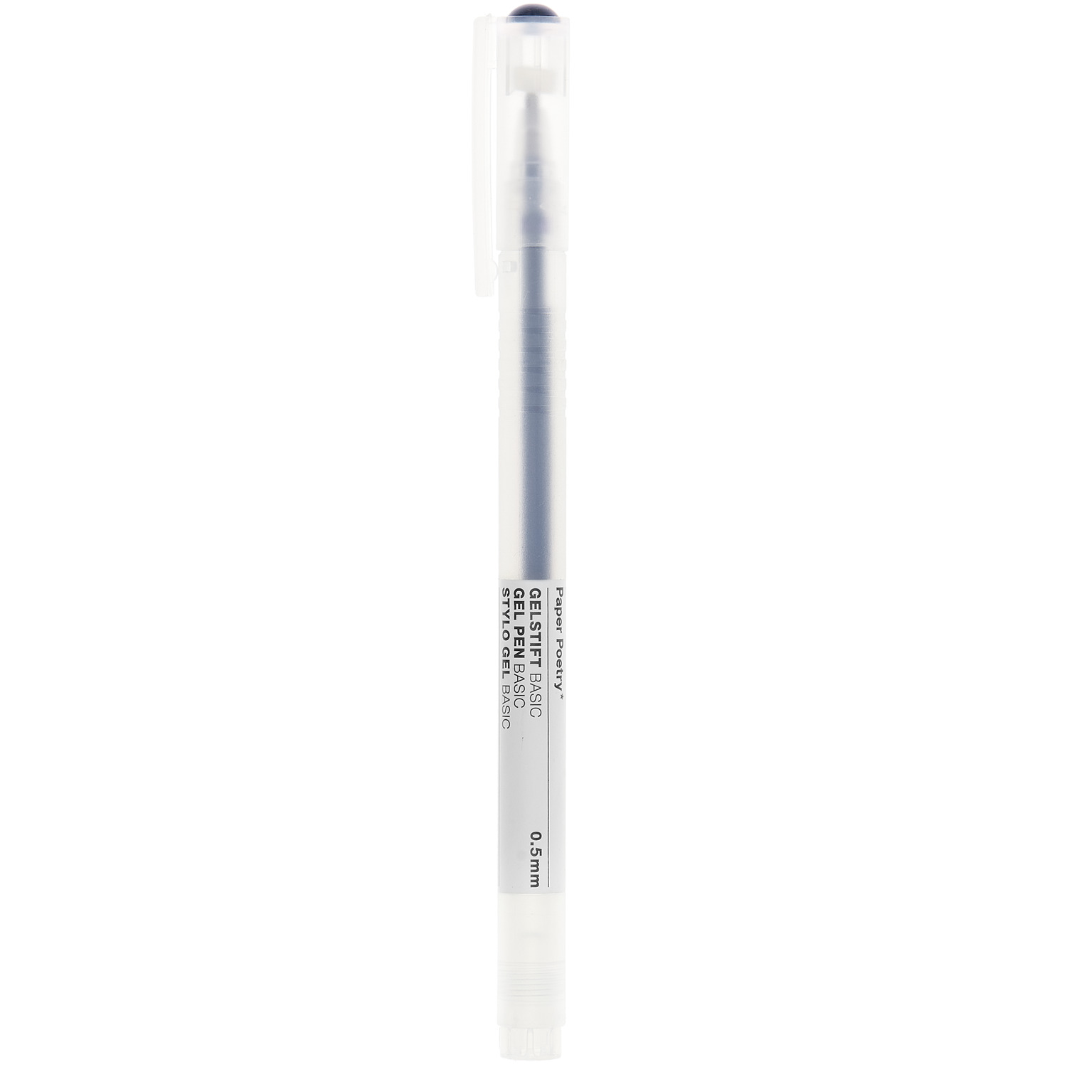 Gel pen Basic 0.5mm colour Petrol from Rico Design Gelstift Basic 0,5mm in Petrol von Rico Design. Transparenter Stiftkörper mit feiner Spitze. Ideal für präzises Schreiben und Zeichnen.
