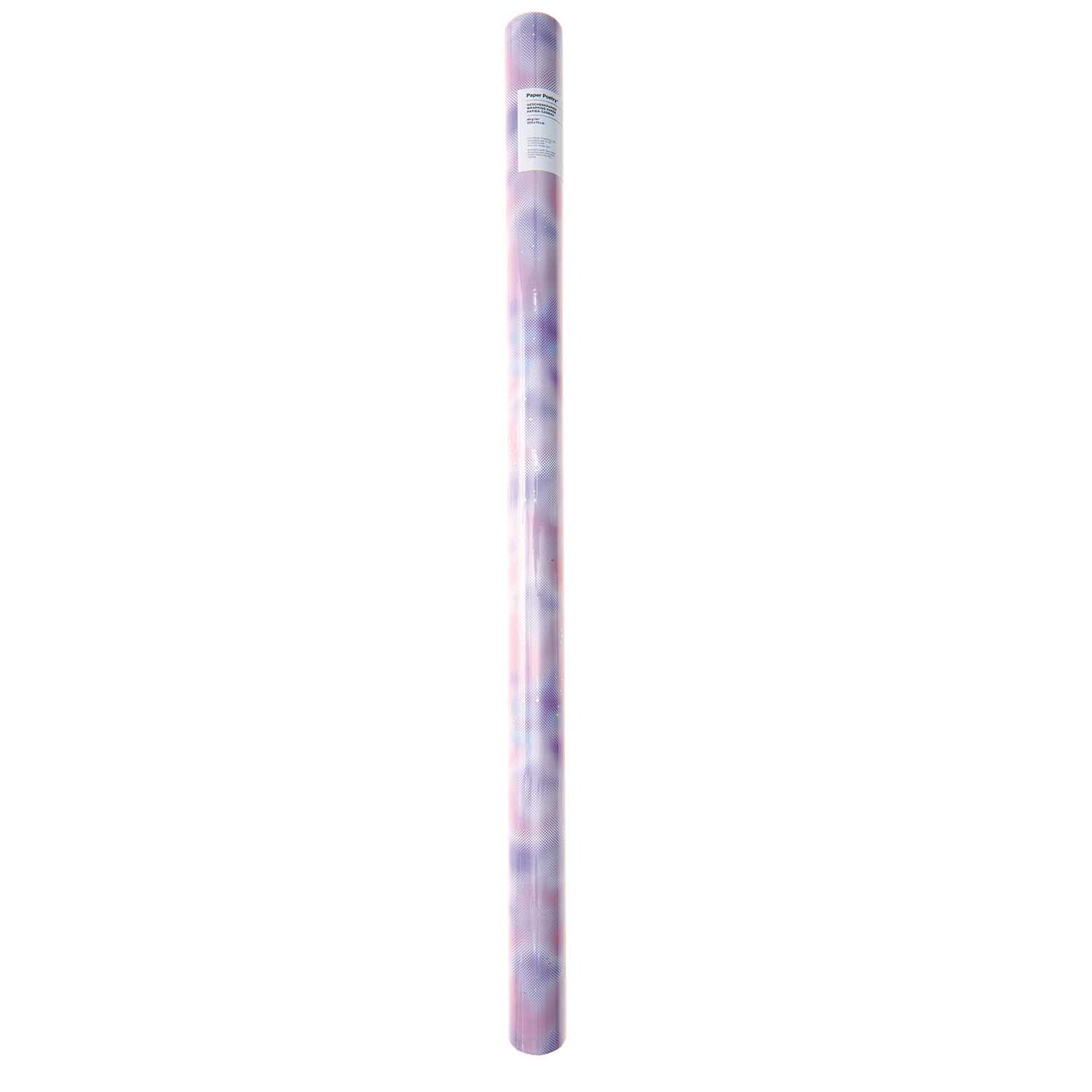 Paper Poetry Geschenkpapier Blurry Blue 70cm 2m 80g/m² von Rico Design