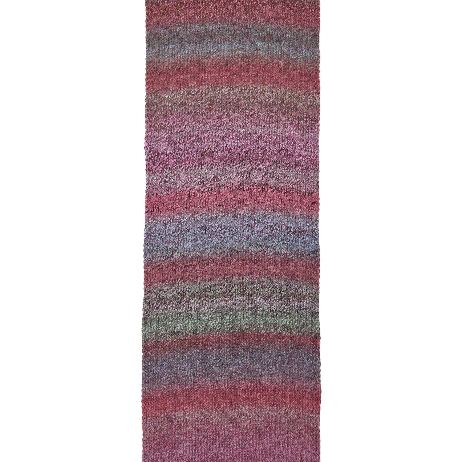 Creative Alpaca Melange Wonderball dk 100g 300m Couleur Forêt from Rico Design Creative Melange Alpaca Wonderball dk, gestrickter Schal in Rosa- und Grüntönen, 100g 300m.