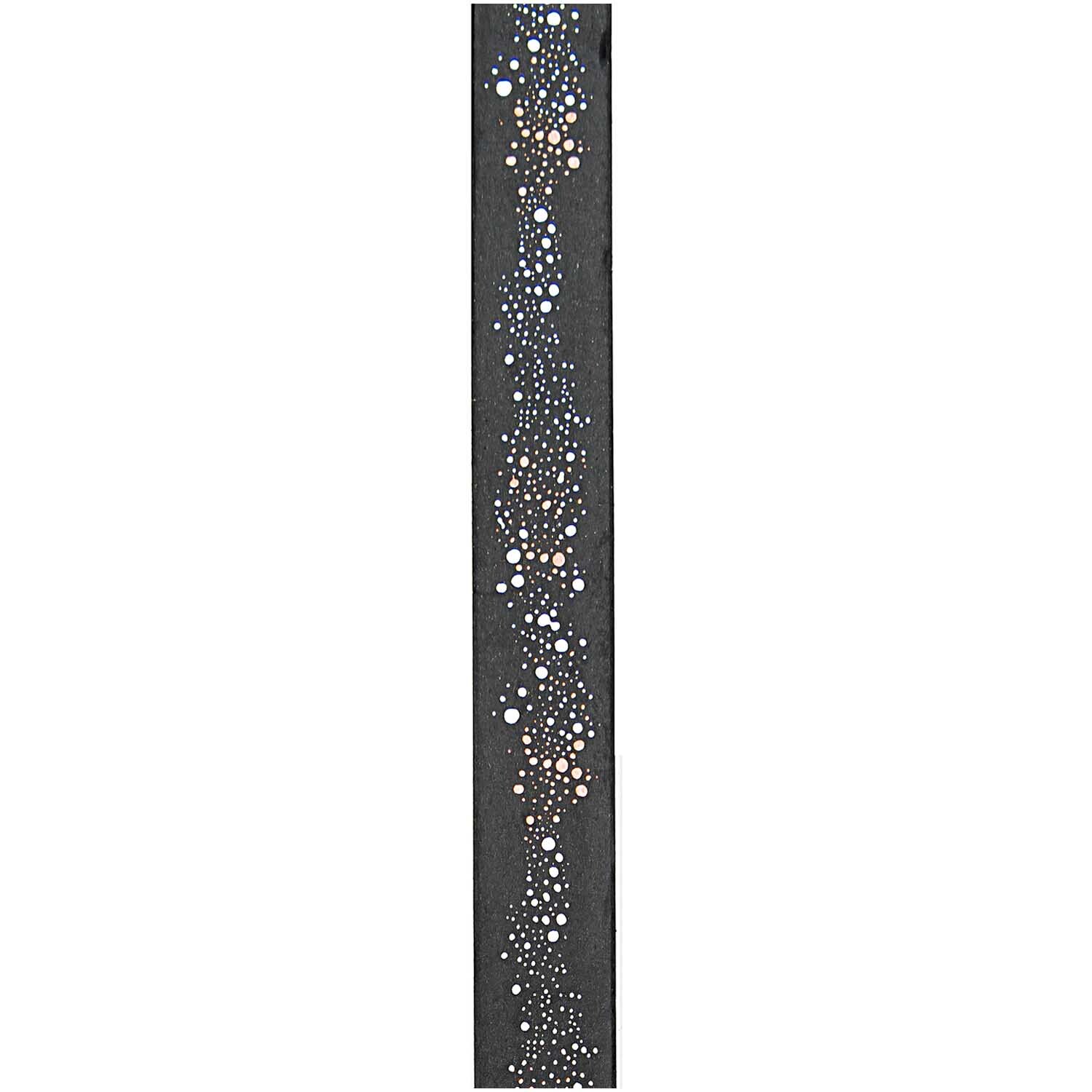 Paper Poetry Tape Mermaid Bubbles 1,5cm 10m colour Black from Rico Design Paper Poetry Tape Mermaid Bubbles zeigt ein schwarzes Band mit schimmernden Blasen von Rico Design.