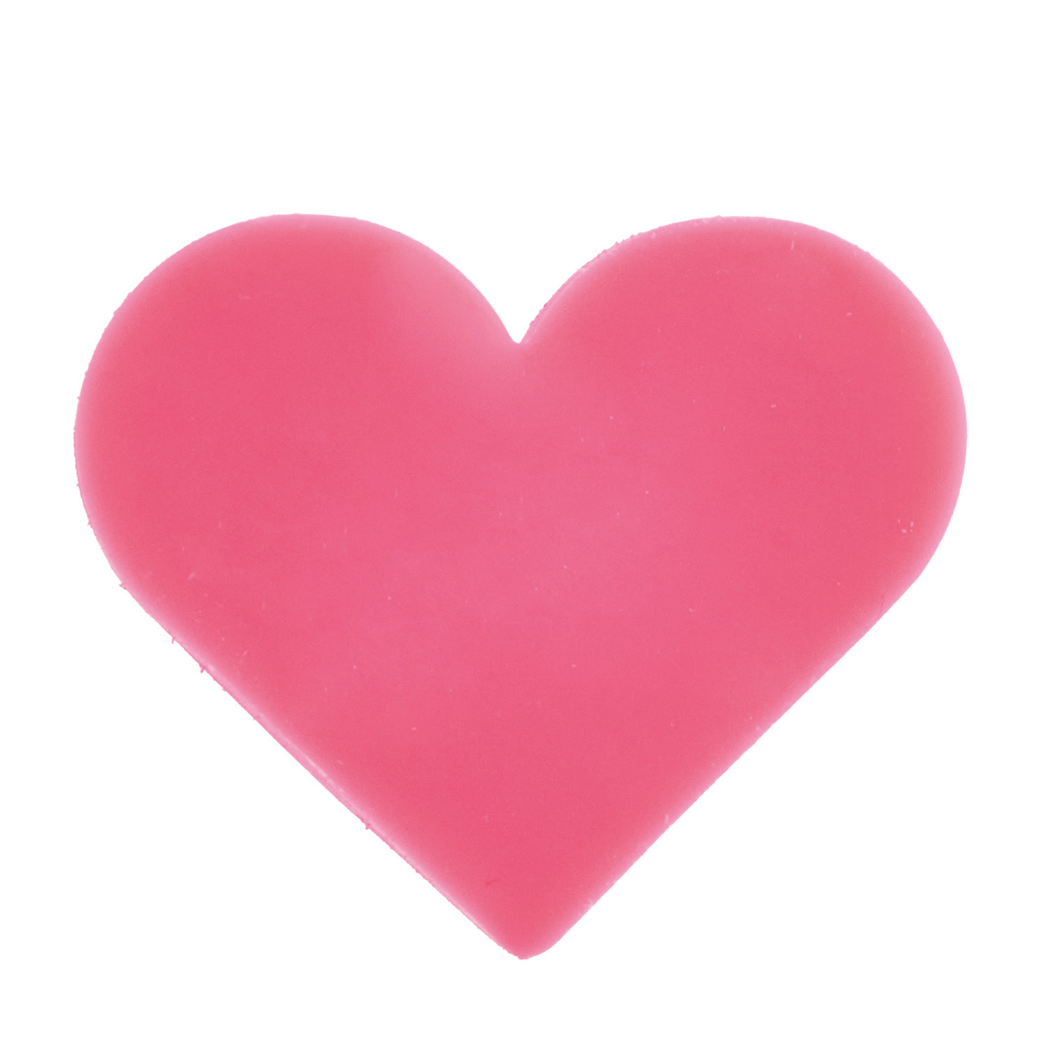 Mini-Radiergummi Herz Neonpink 2,5x2,1x0,7cm von Rico Design