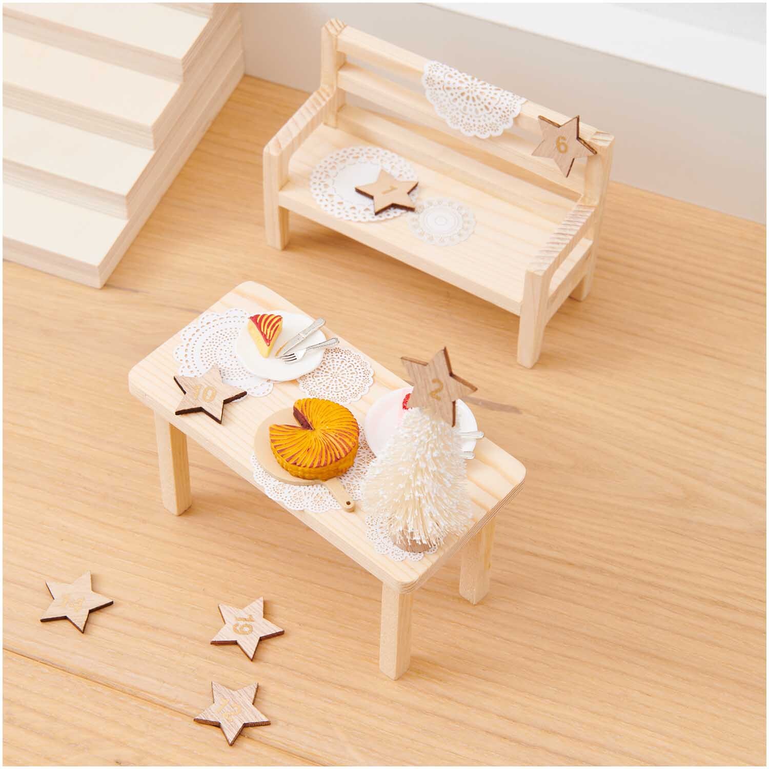 Miniatur Bank  4,5x12x8cm von Rico Design
