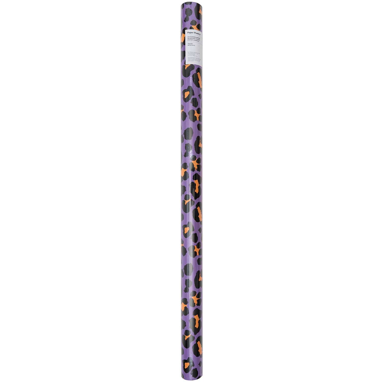 Paper Poetry Geschenkpapier Acid Leo flieder 70cm 3m 70g/m² von Rico Design