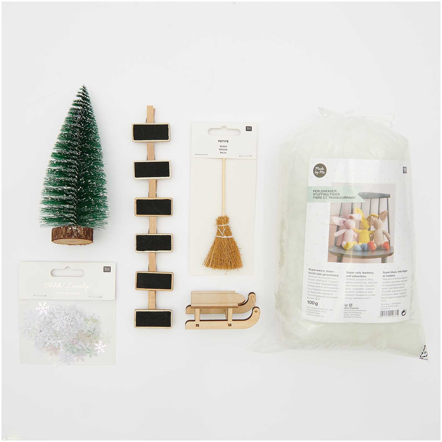 Wichtelwelt Deko Set Schnee von Rico Design