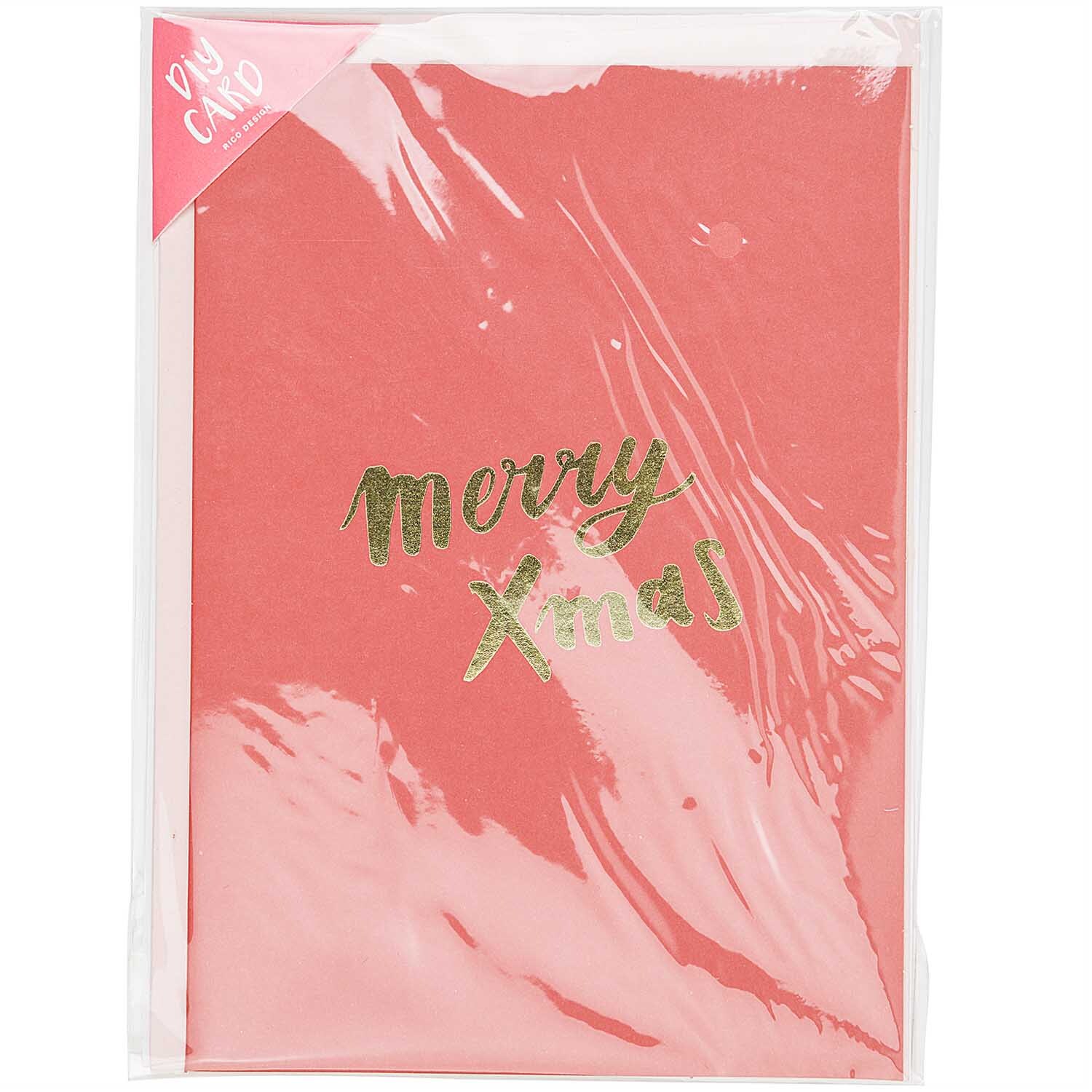 Paper Poetry Grußkartenset Merry Xmas von Rico Design