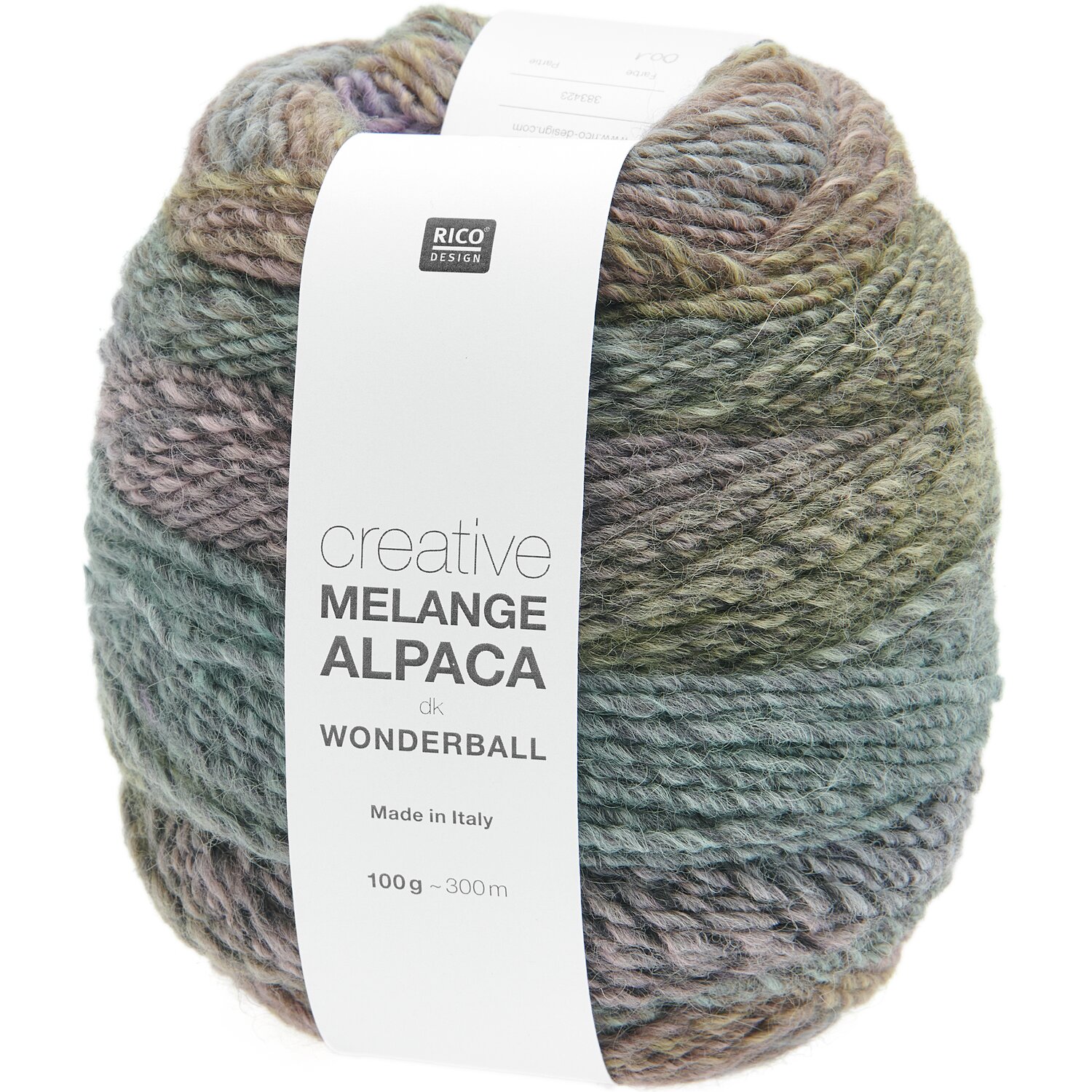 Creative Alpaca Melange Wonderball dk 100g 300m Color Pastels from Rico Design