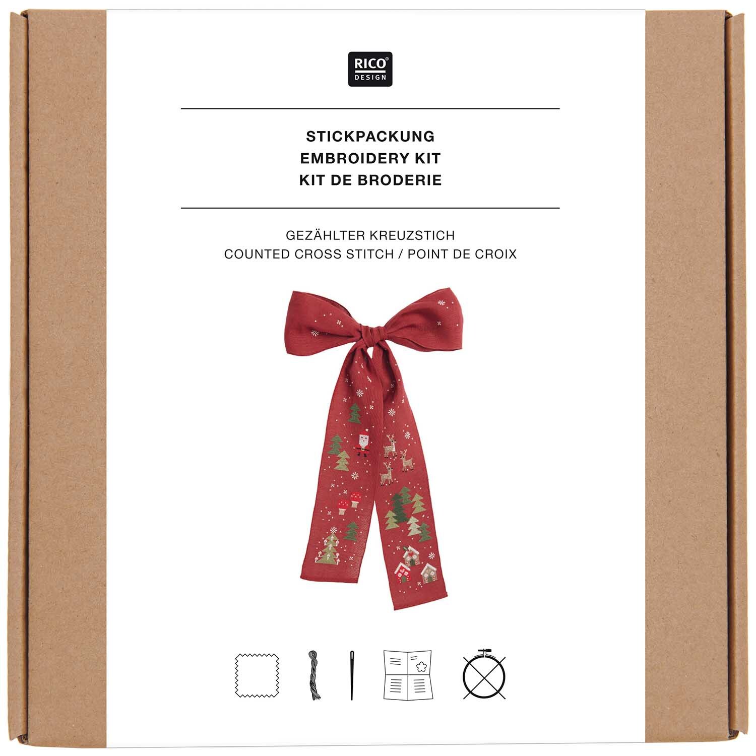 Stickpackung Wintertraum 30x54cm von Rico Design