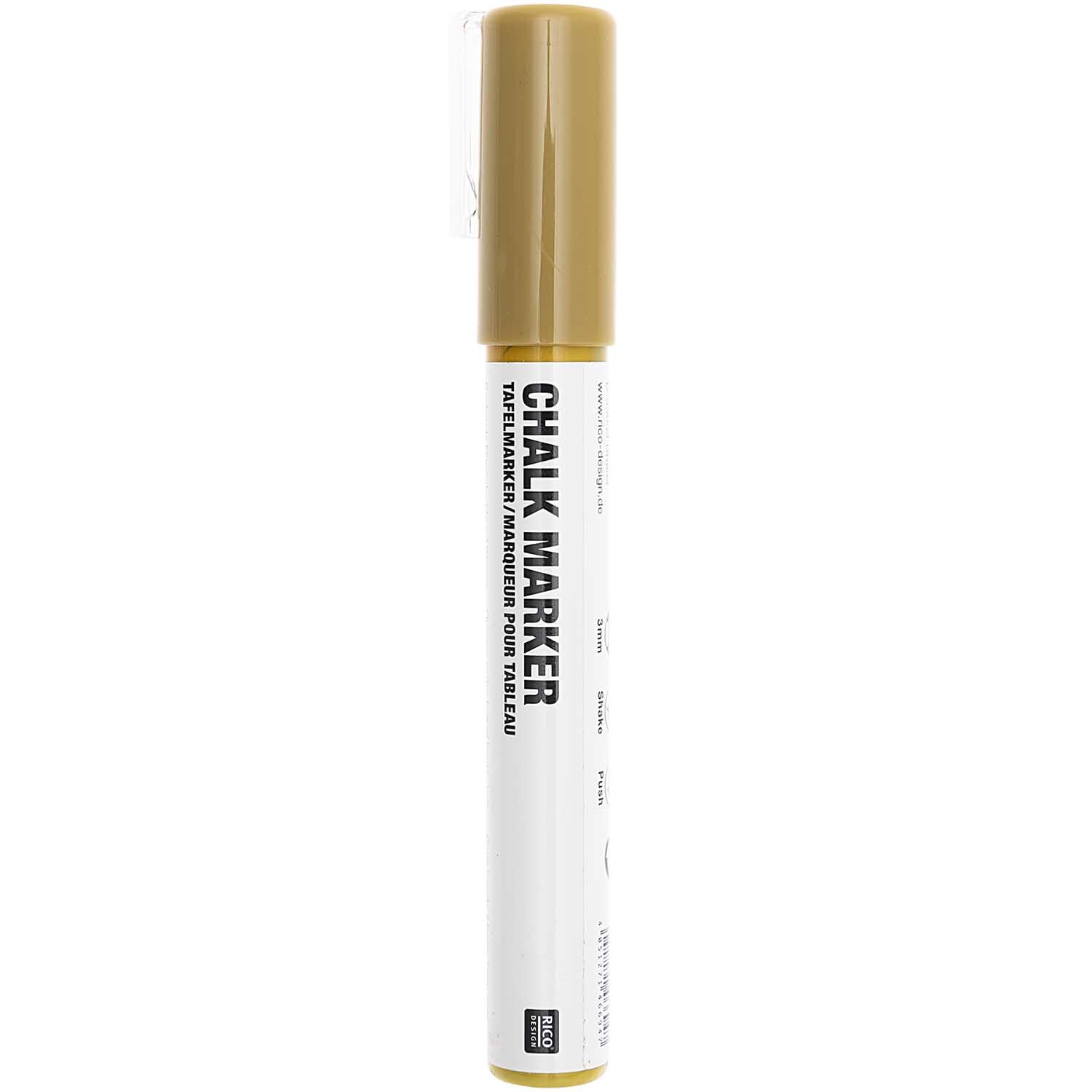Kreidestift Flüssigkreide 3mm Farbe Senfgelb von Rico Design Kreidestift Flüssigkreide 3mm von Rico Design in Senfgelb, ideal für kreative Projekte.