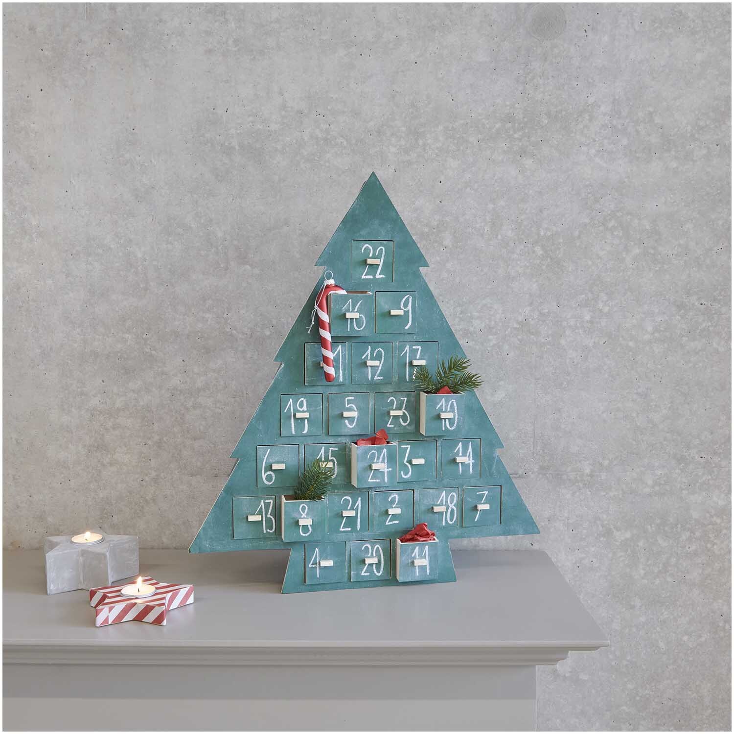 Baumschmuck Zuckerstange aus Glas 4x1,2x12cm von Rico Design
