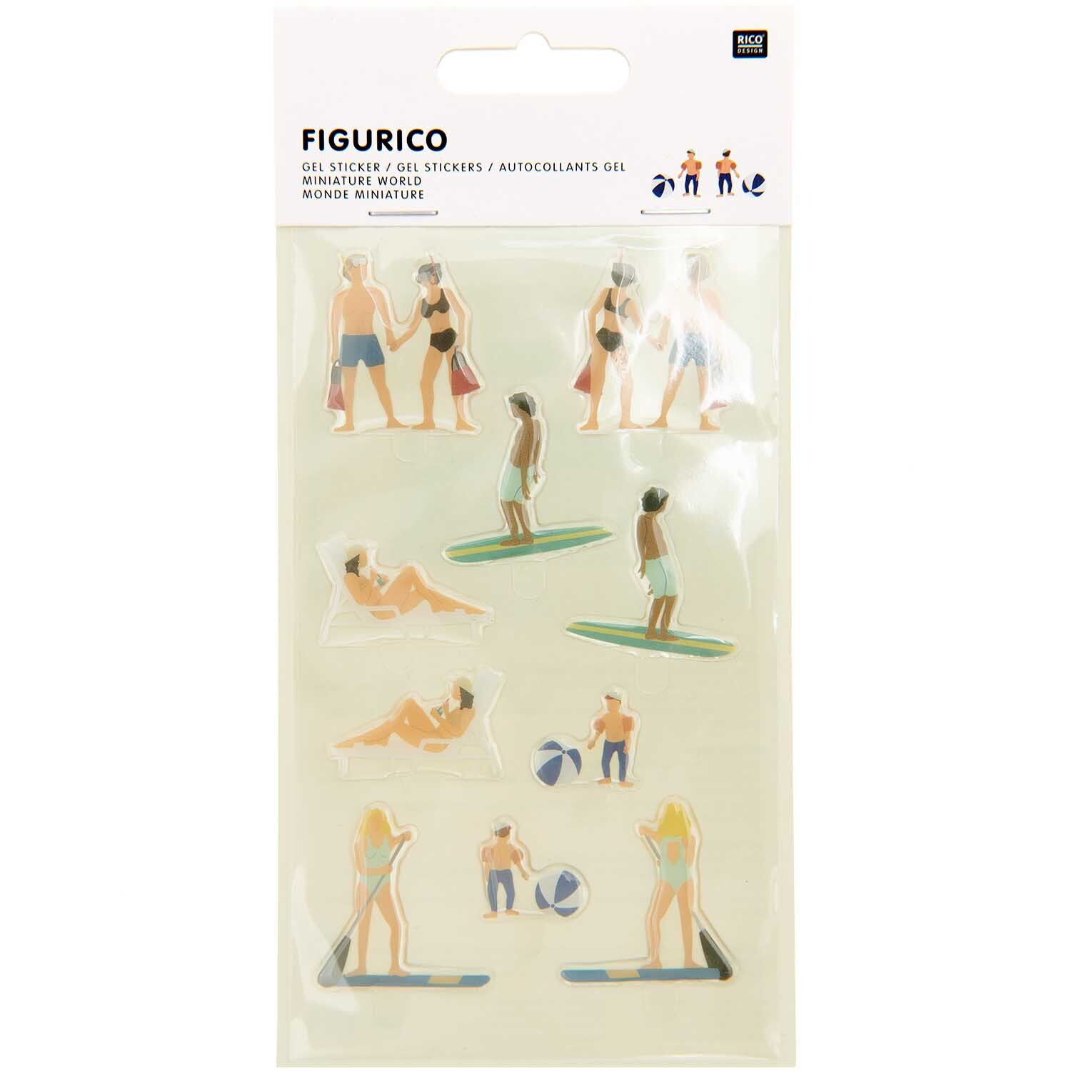 Figurico Gelsticker Wassersport von Rico Design
