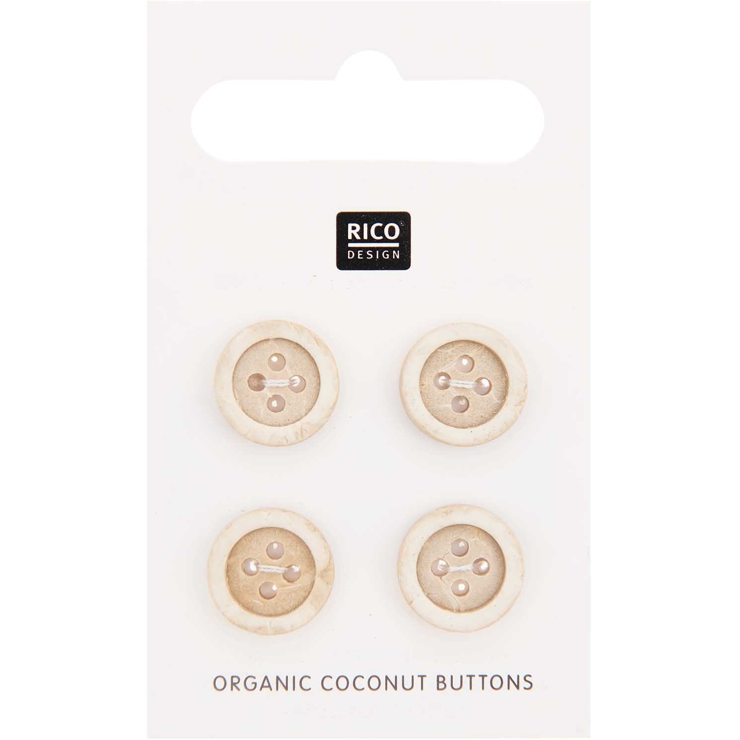 Coconut buttons 4 pieces