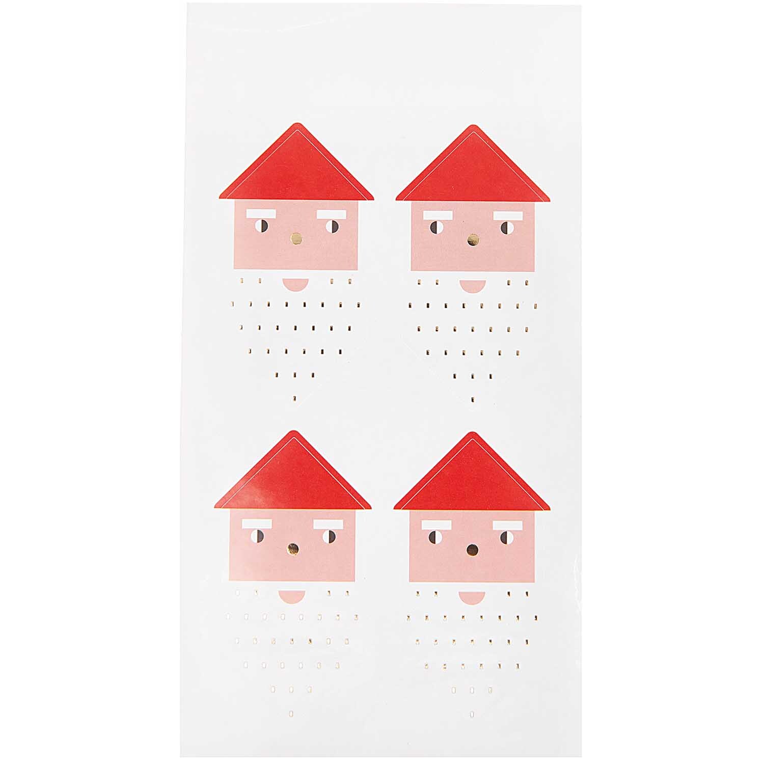 Paper Poetry Sticker Weihnachtsfiguren 4 Blatt von Rico Design