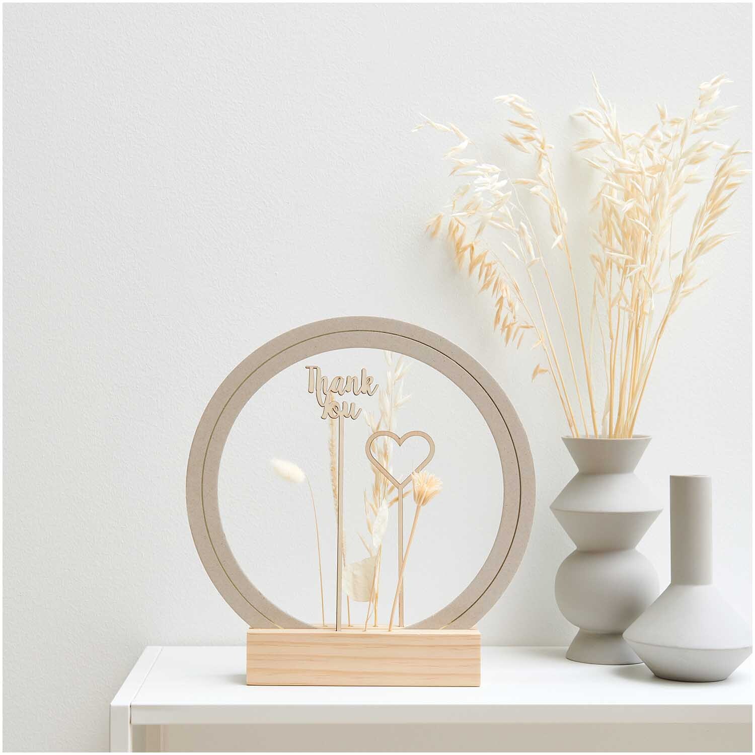 Paper Poetry Graukarton Ring 3mm von Rico Design