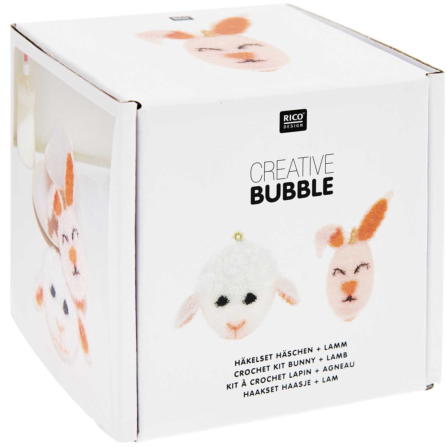 Häkelset Creative Bubble Häschen + Lamm von Rico Design