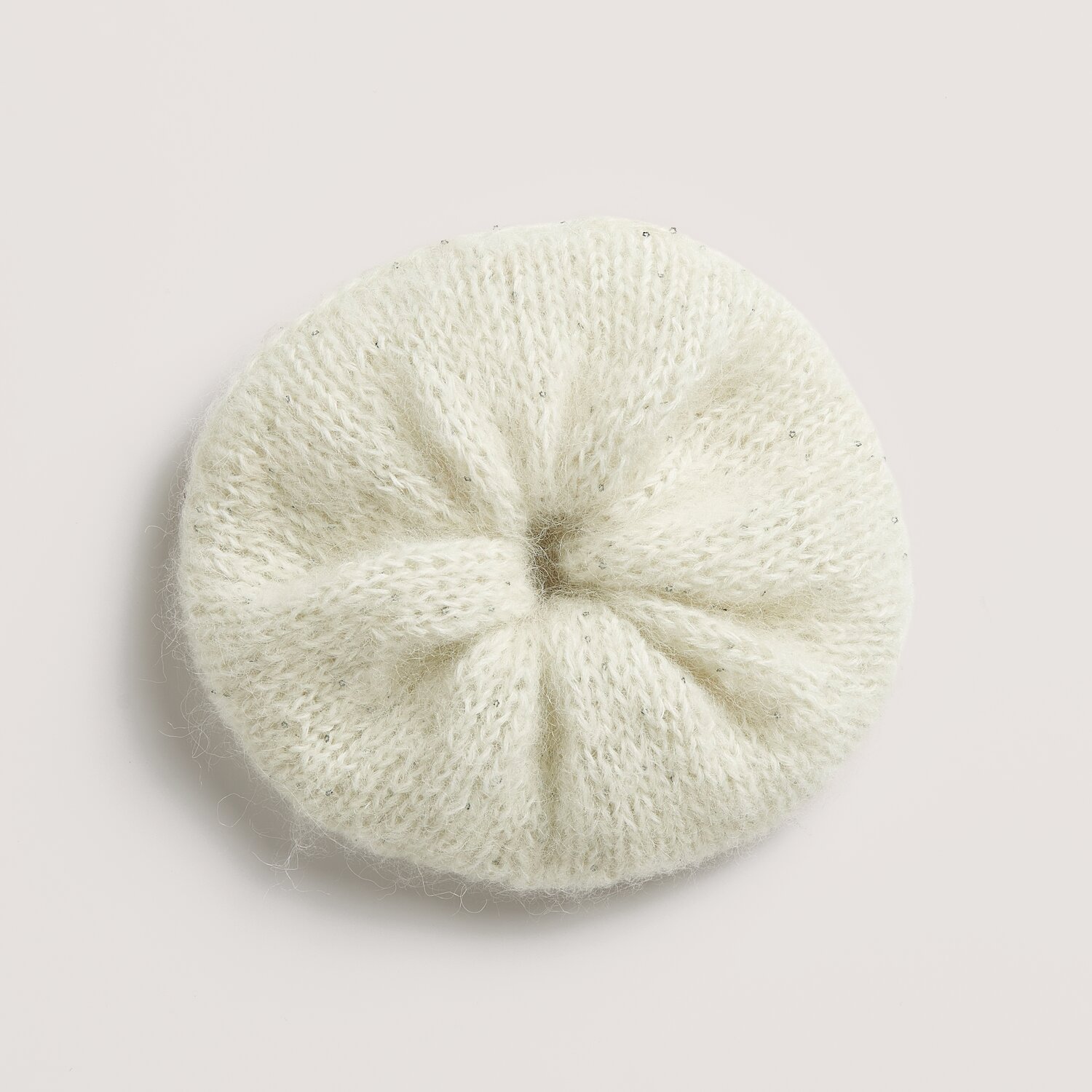 Luxury Alpaca Cotton Fusion 50g 190m Farbe Creme von Rico Design Strickset Scrunchie Modell 18b aus Made by Me No. 21, cremefarben, aus Alpaka-Baumwoll-Mischung. Ideal für Herbst-Winter-Projekte.