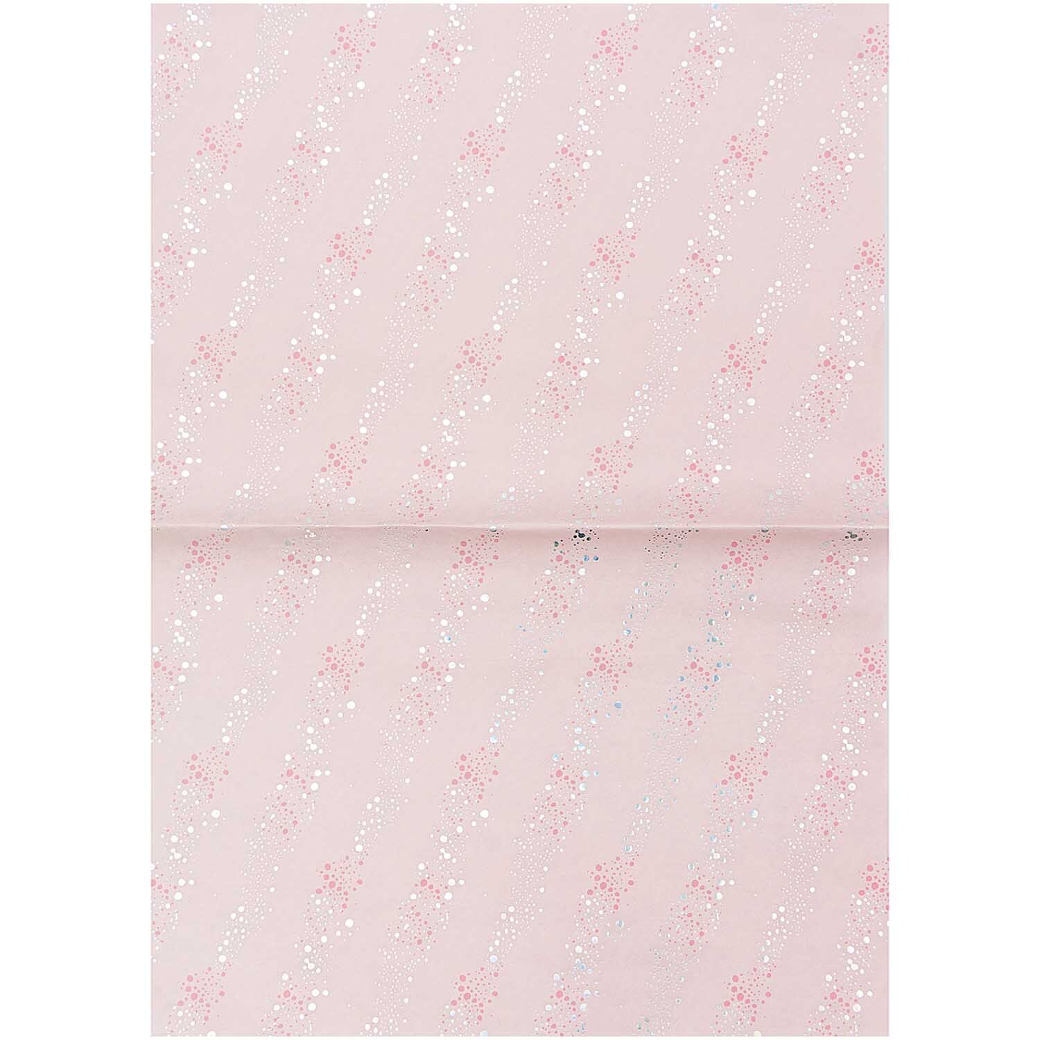 Paper Patch Papier Mermaid Luftblasen rosa 30x42cm mit zarten Luftblasenmustern von Rico Design. Ideal für kreative Bastelprojekte.