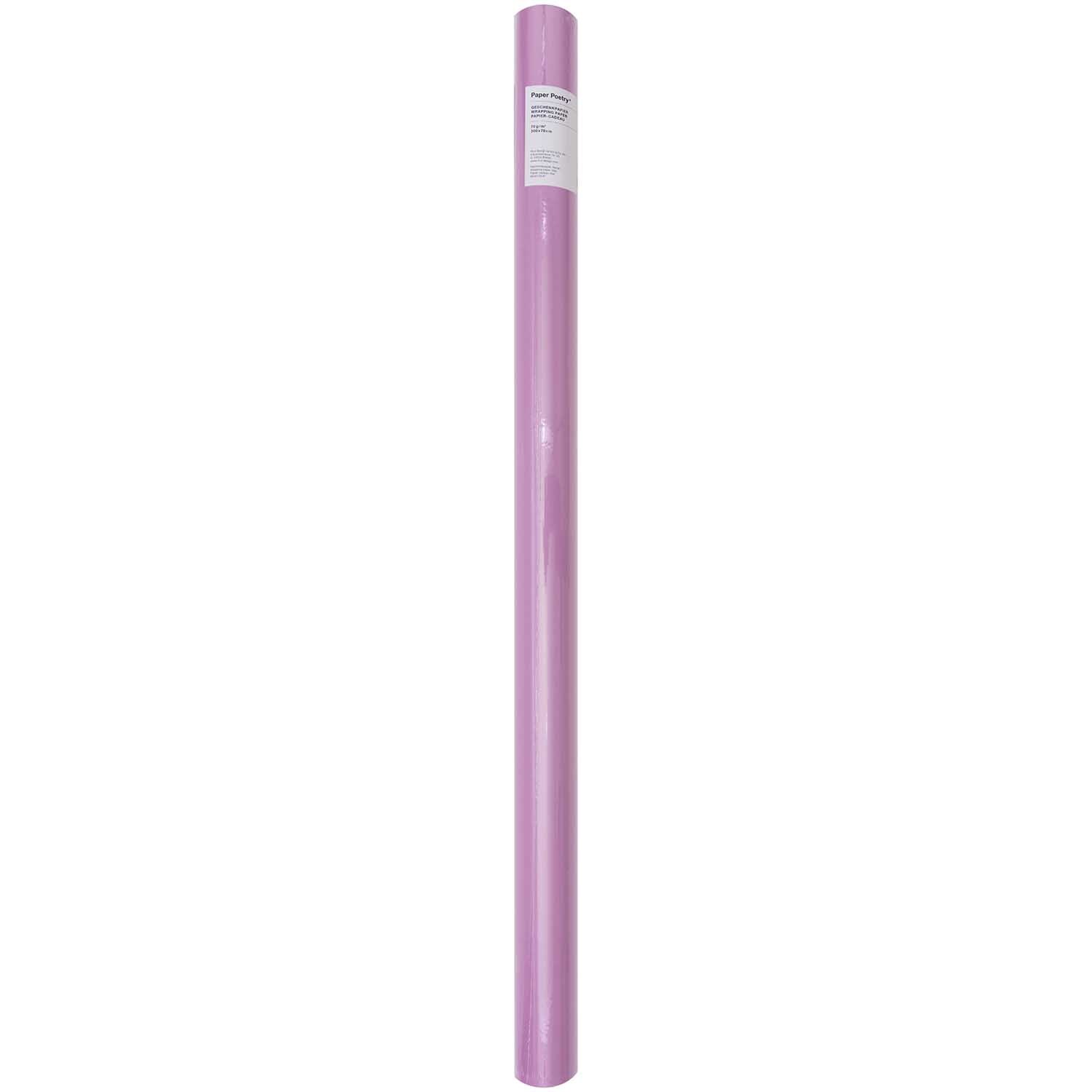Paper Poetry Geschenkpapier flieder 70cm 3m 70g/m² von Rico Design
