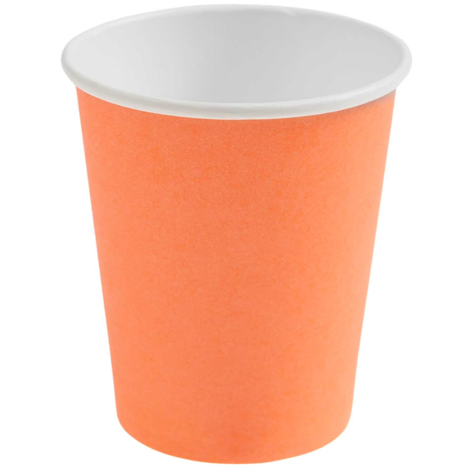 Pappbecher 250ml 8 Stück Farbe Neon Rot von Rico Design Pappbecher, 250ml, 8 Stück, in leuchtendem Neon Rot von Rico Design, ideal für Partys.